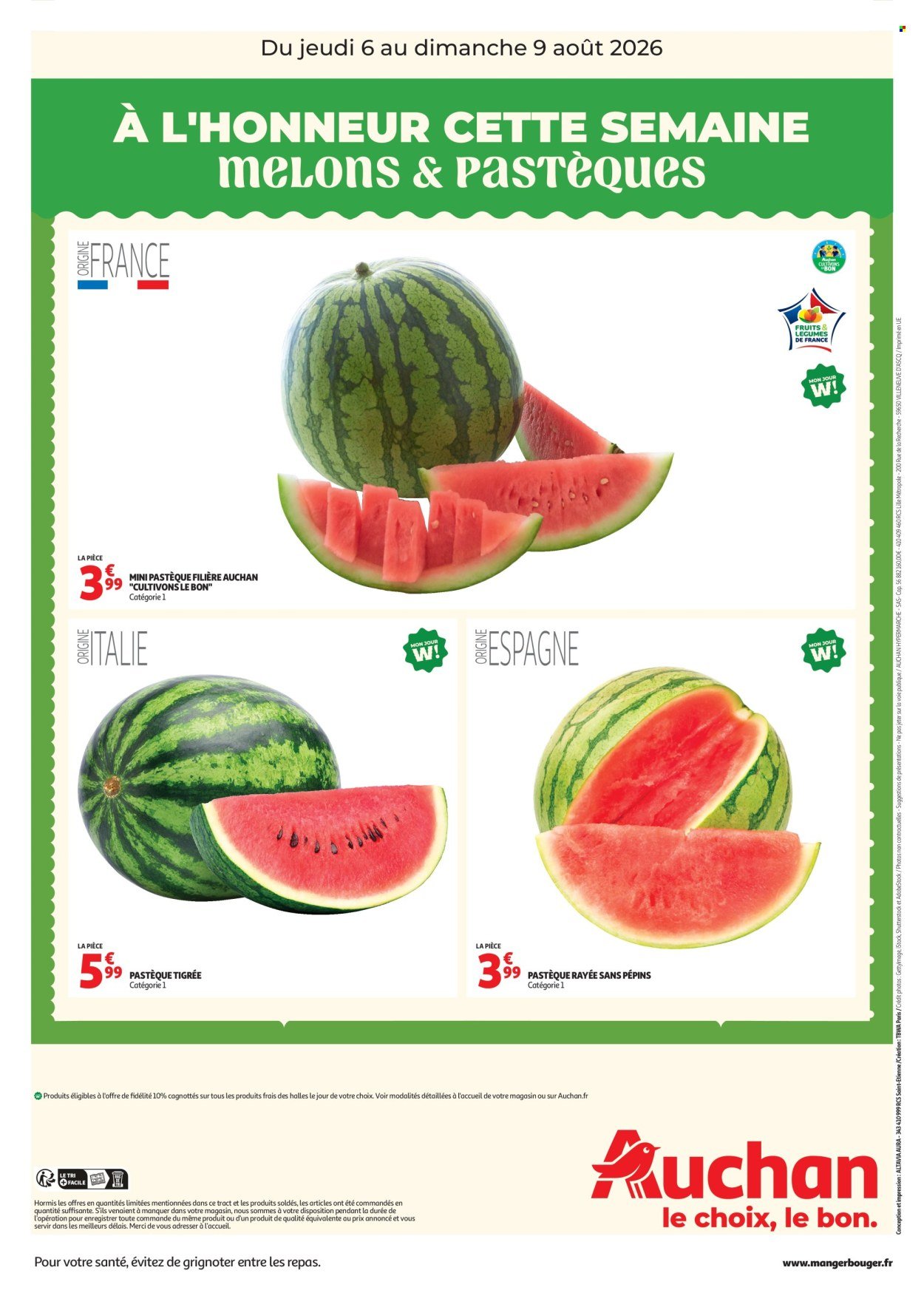 Catalogue AUCHAN - Du jeudi 6 août 2026
