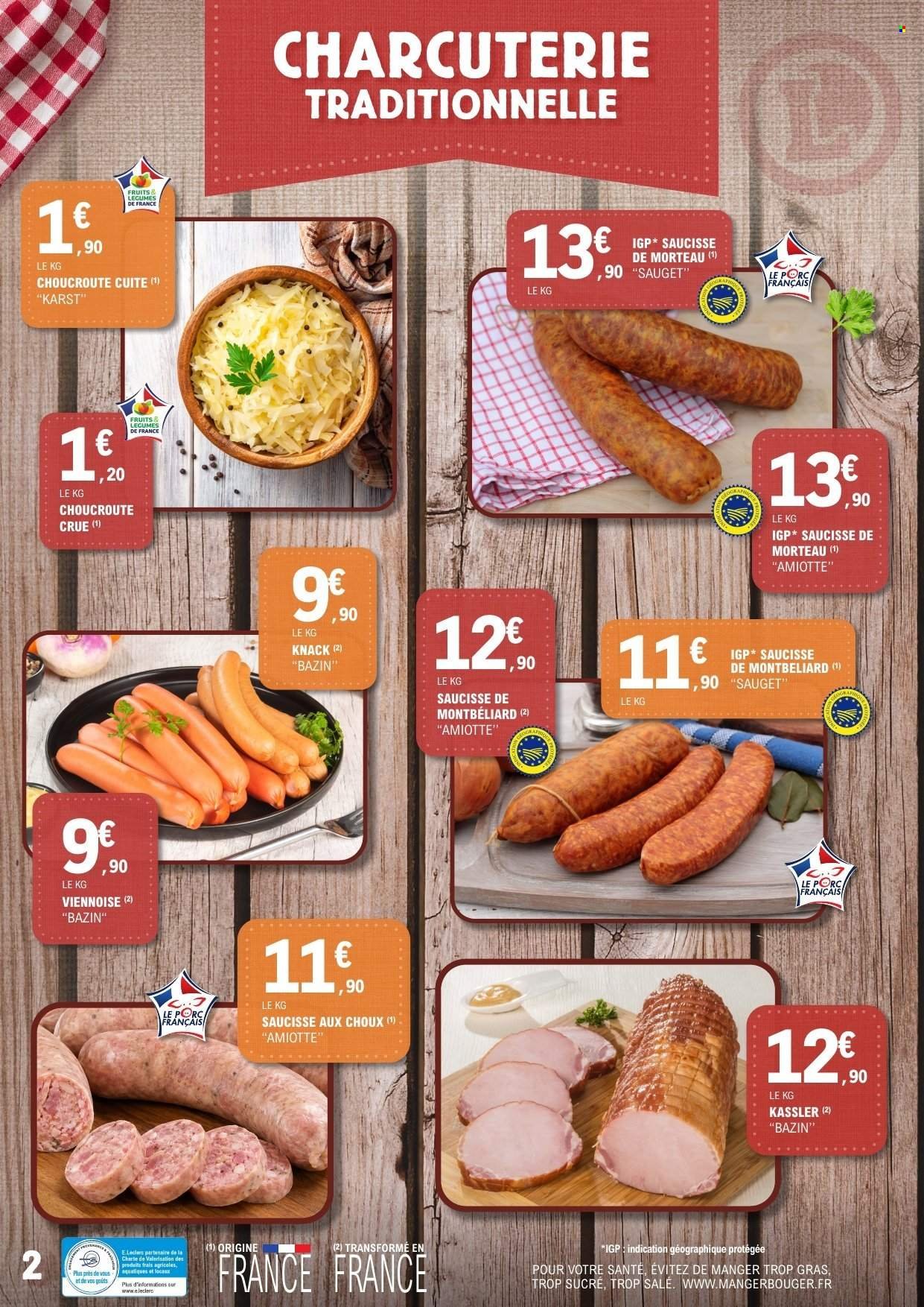 Catalogue E.LECLERC - CHOUCROUTE