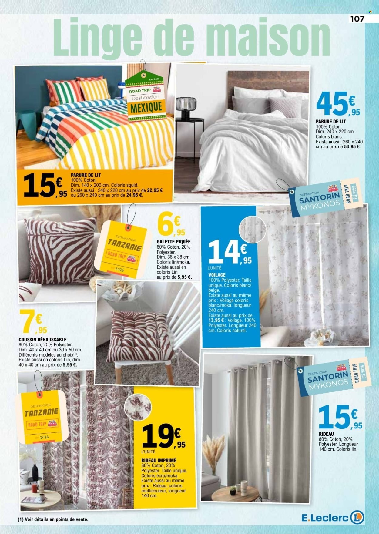 Catalogue E.LECLERC - ANNIVERSAIRE