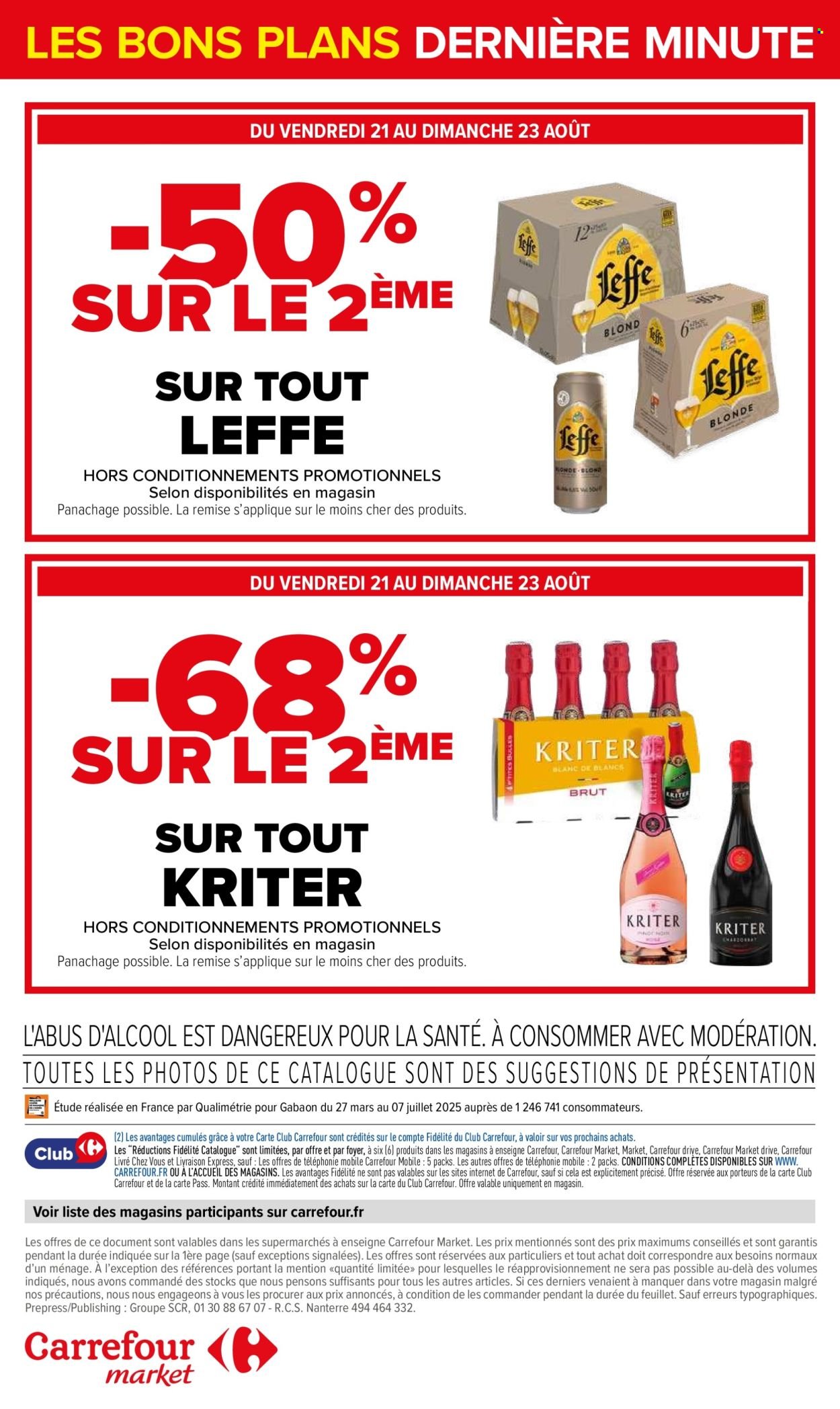 Catalogue CARREFOUR MARKET - LES BONS PLANS DERNIERE MINUTE