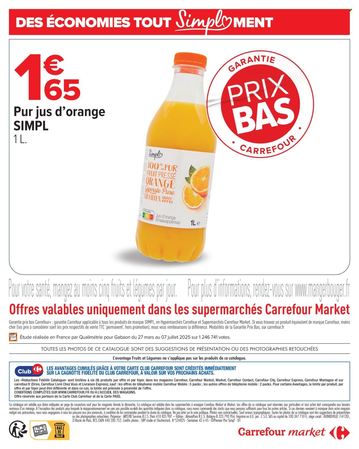 Catalogue CARREFOUR MARKET - TOUT SIMPLEMENT