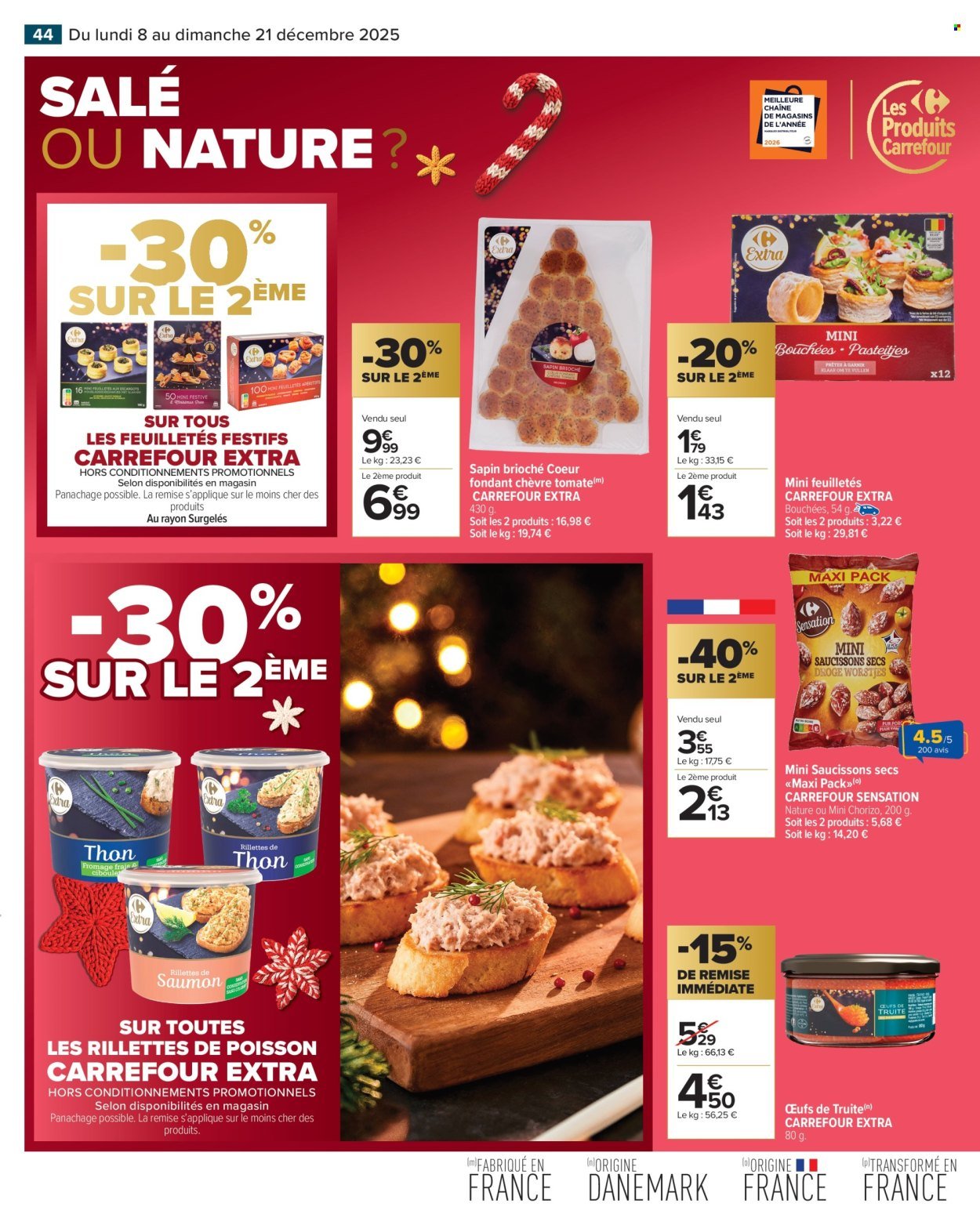 Catalogue CARREFOUR MARKET - UN NOËL POUR TOUS LES GOÛTS (2025-12-08 - 2025-12-21)