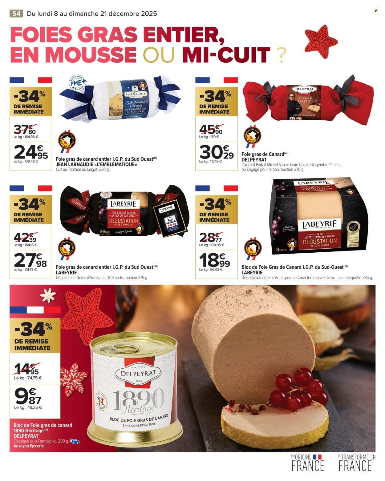 Catalogue CARREFOUR MARKET - UN NOËL POUR TOUS LES GOÛTS (2025-12-08 - 2025-12-21)
