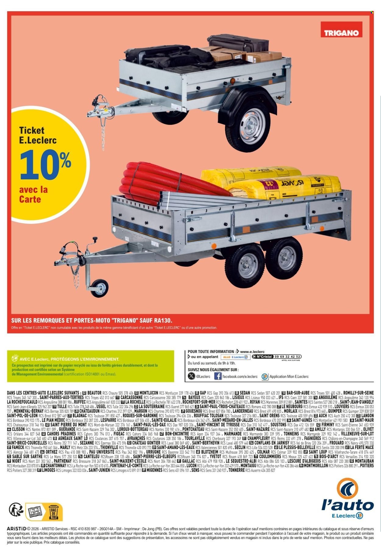 Catalogue E.LECLERC - OP14 - AVIS D'ECONOMIE