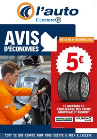 Catalogue E.LECLERC - OP14 - AVIS D'ECONOMIE
