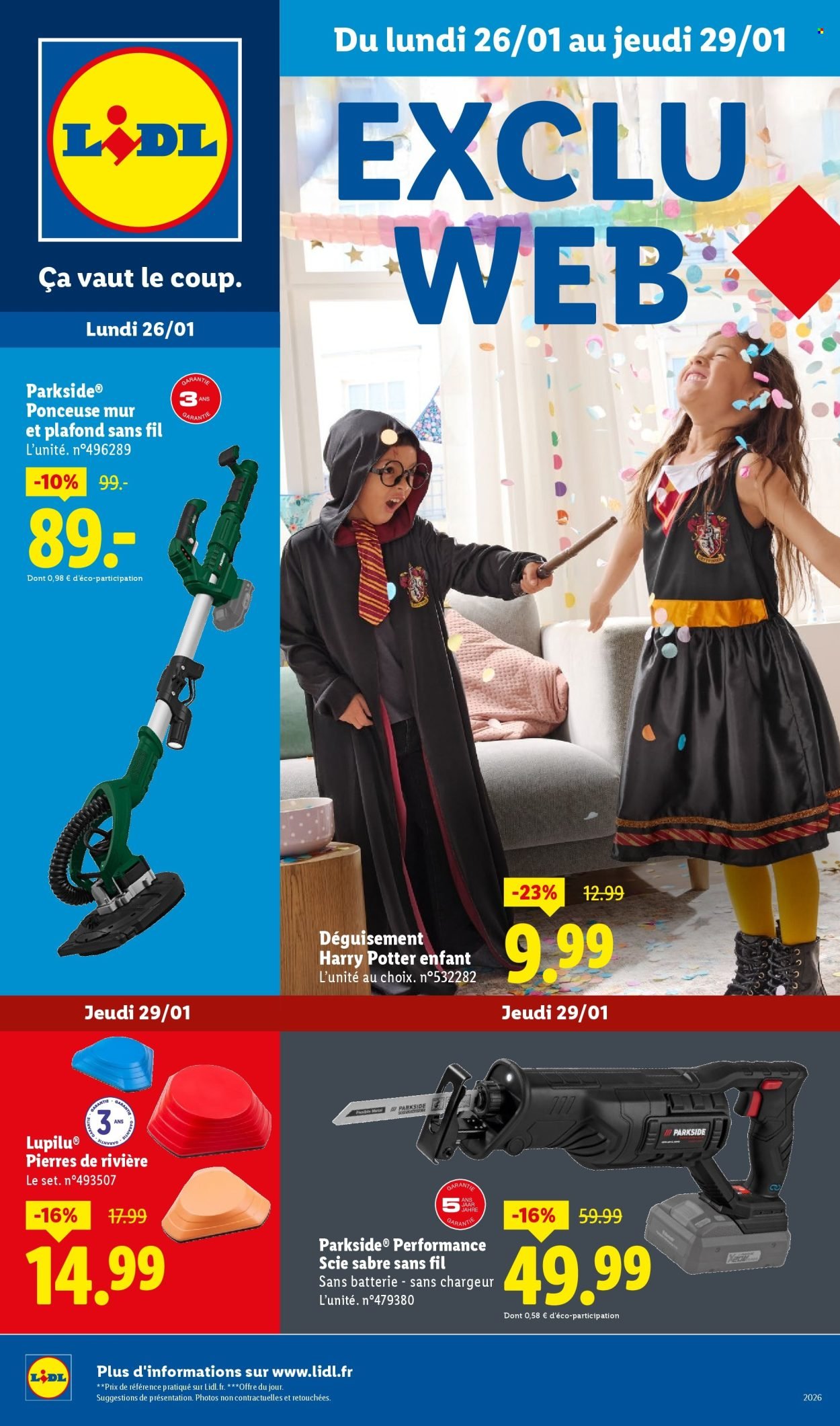 Catalogue LIDL - Les exclus web de la semaine