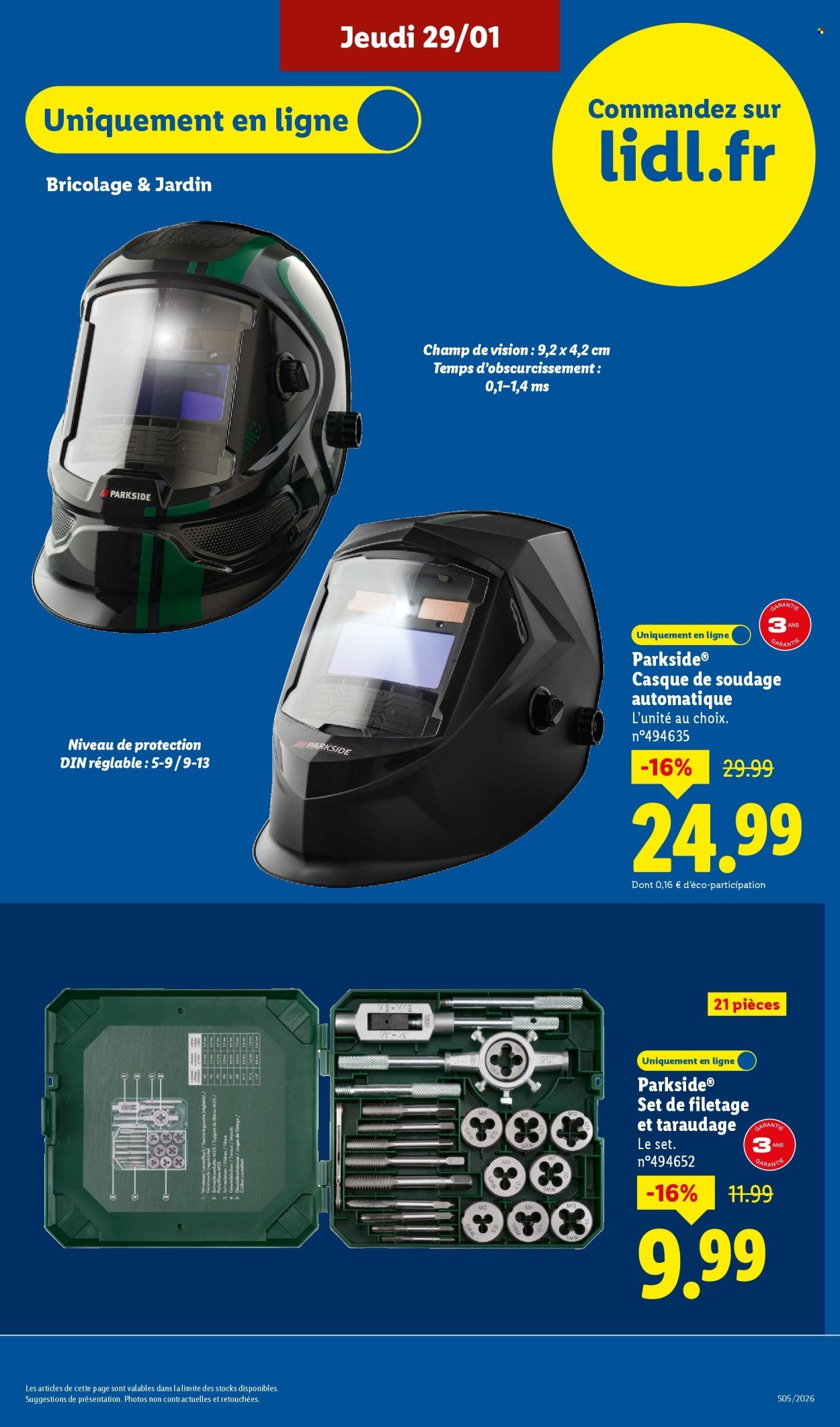 Catalogue LIDL - Les exclus web de la semaine