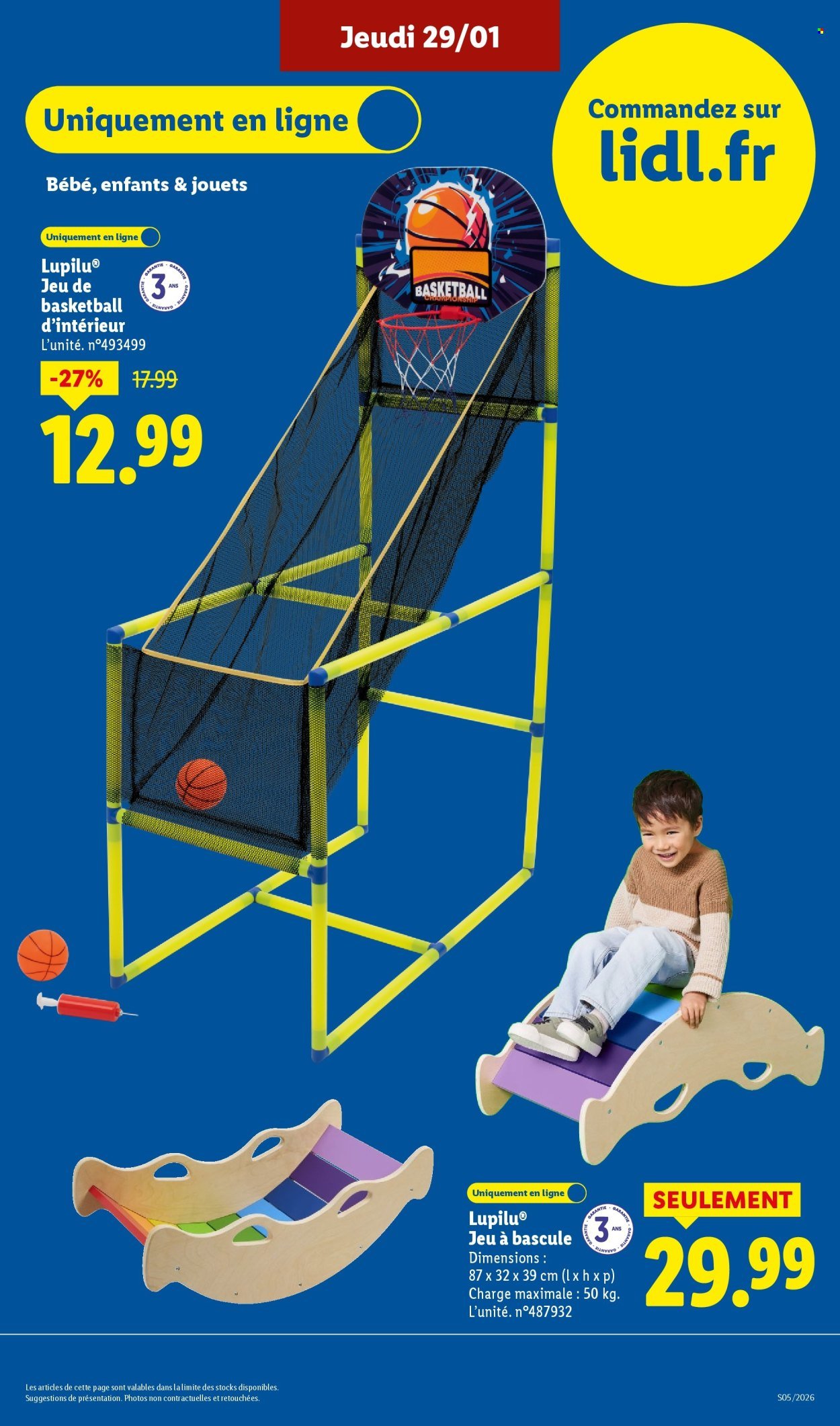 Catalogue LIDL - Les exclus web de la semaine