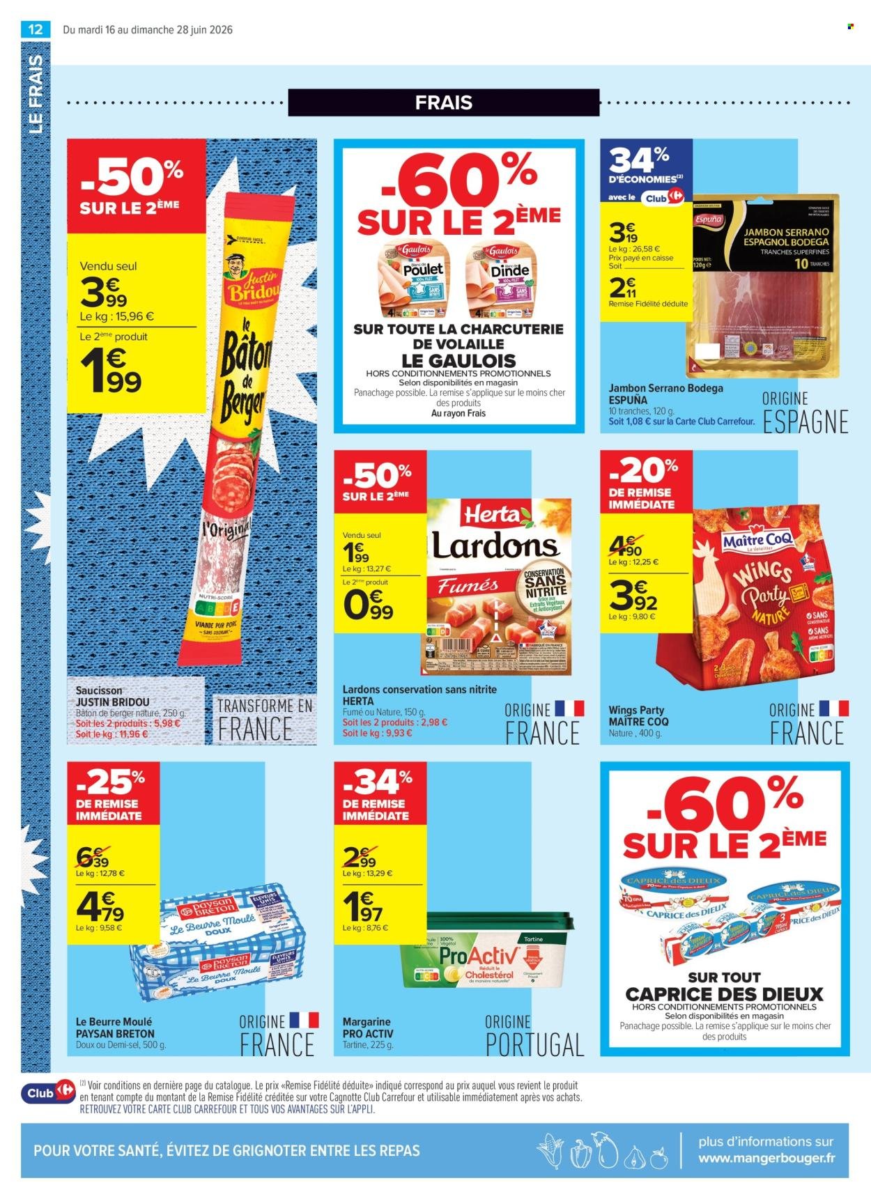 Catalogue CARREFOUR CONTACT - LE MOIS DES SUPPORTERS