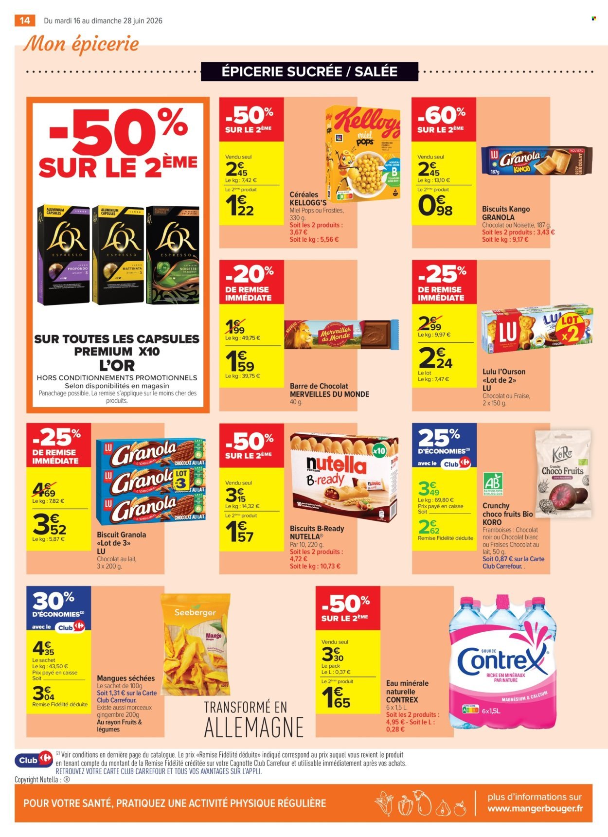 Catalogue CARREFOUR CONTACT - LE MOIS DES SUPPORTERS