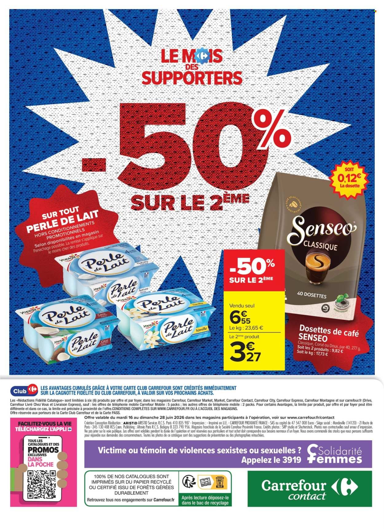 Catalogue CARREFOUR CONTACT - LE MOIS DES SUPPORTERS