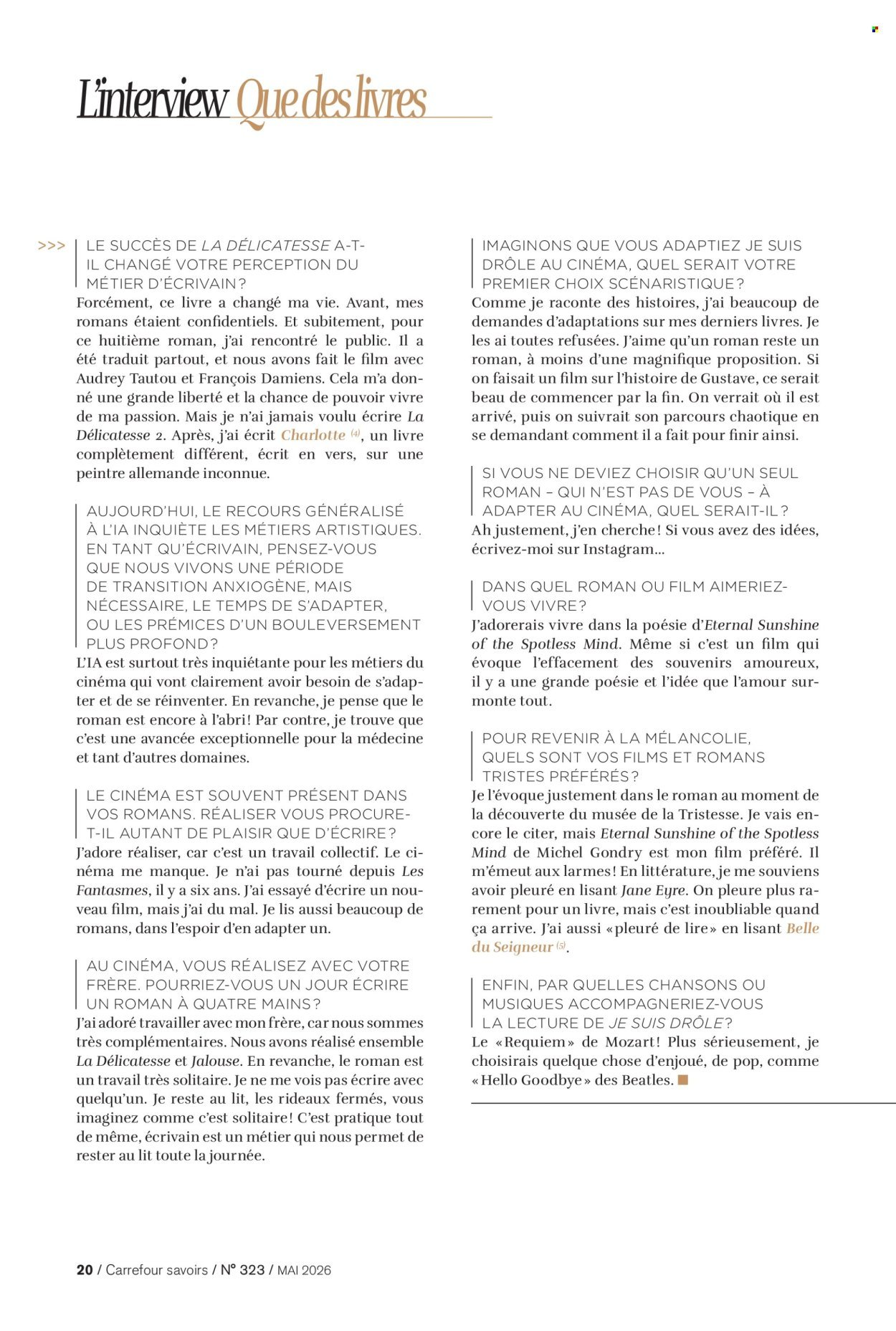 Catalogue CARREFOUR - A CHACUN SA CULTURE
