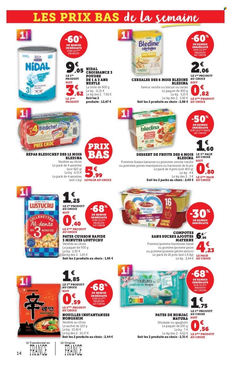 Catalogue SUPER U - Les prix bas de la semaine (2025-10-14 - 2025-10-19)