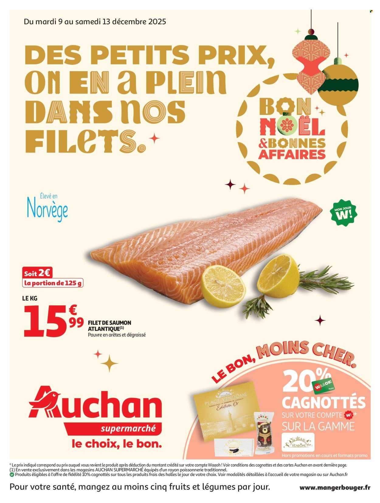 Catalogue AUCHAN - Des petits prix, on en a plein dans nos filets dans votre super (2025-12-09 - 2025-12-13)
