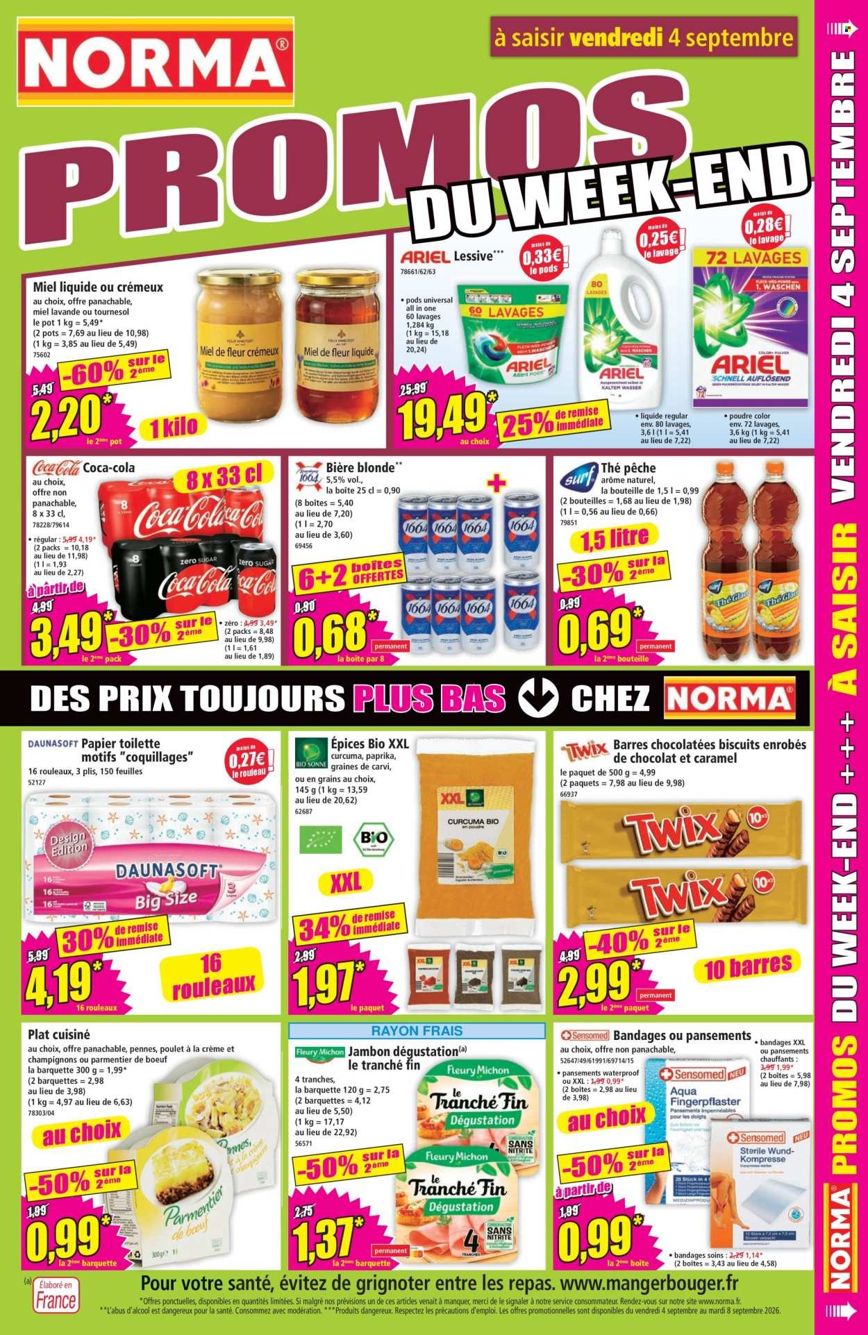 Catalogue NORMA - Du mercredi 2 septembre 2026