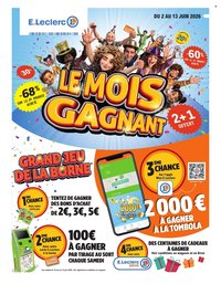 Catalogue E.LECLERC - LE MOIS GAGNANT