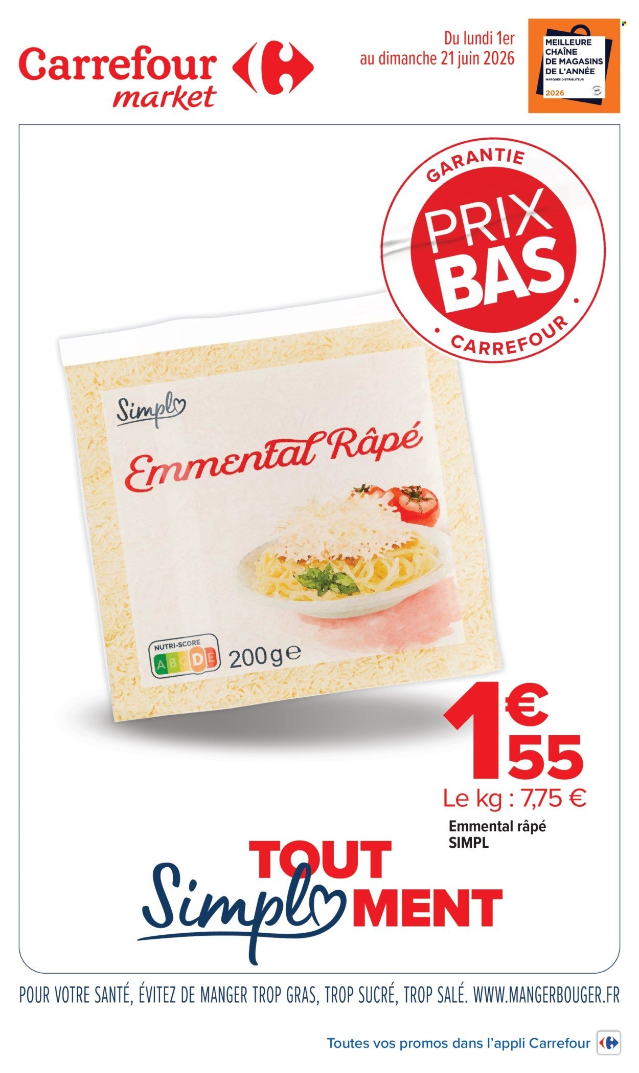 Catalogue CARREFOUR MARKET - GARANTIE PRIX BAS-TOUT SIMPL'MENT