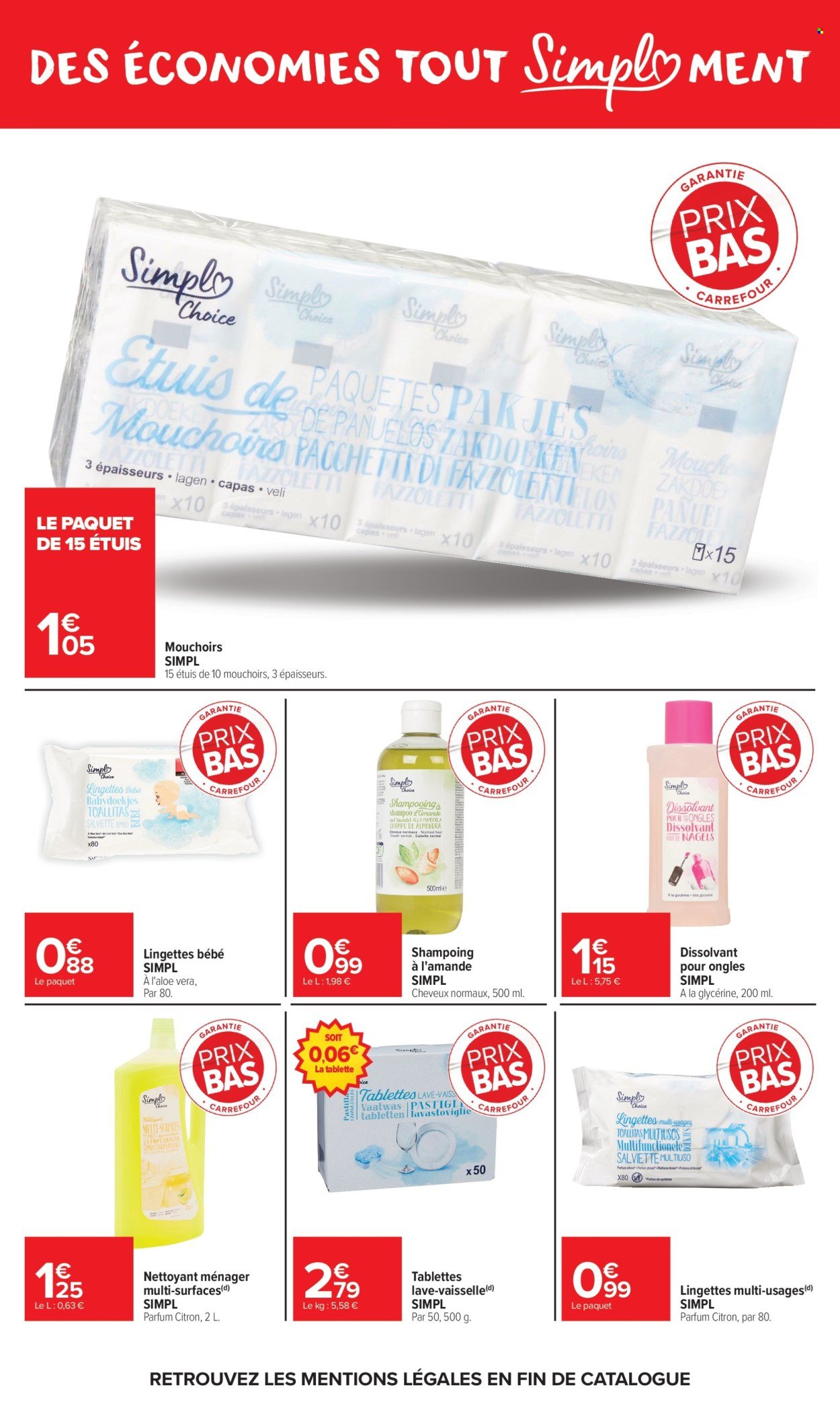 Catalogue CARREFOUR MARKET - GARANTIE PRIX BAS-TOUT SIMPL'MENT