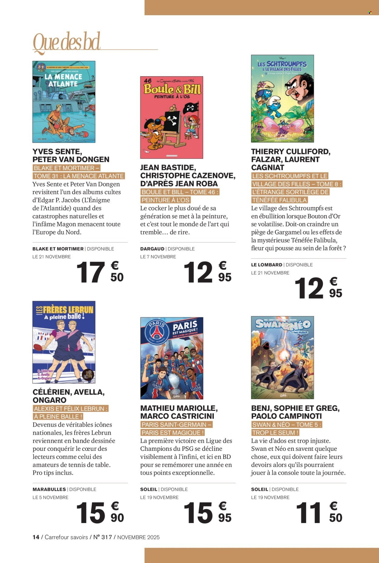 Catalogue CARREFOUR - A CHACUN SA CULTURE
