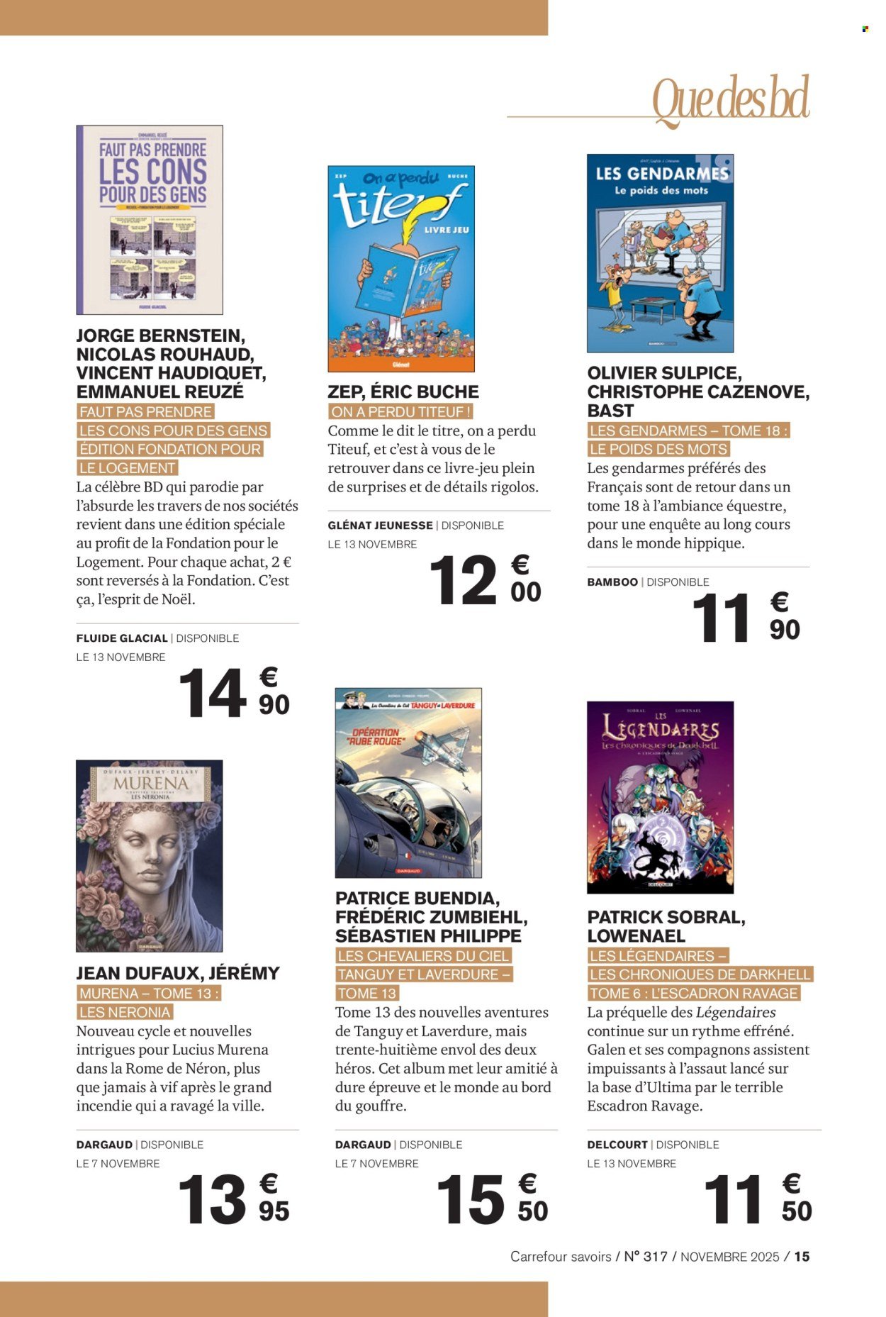 Catalogue CARREFOUR - A CHACUN SA CULTURE