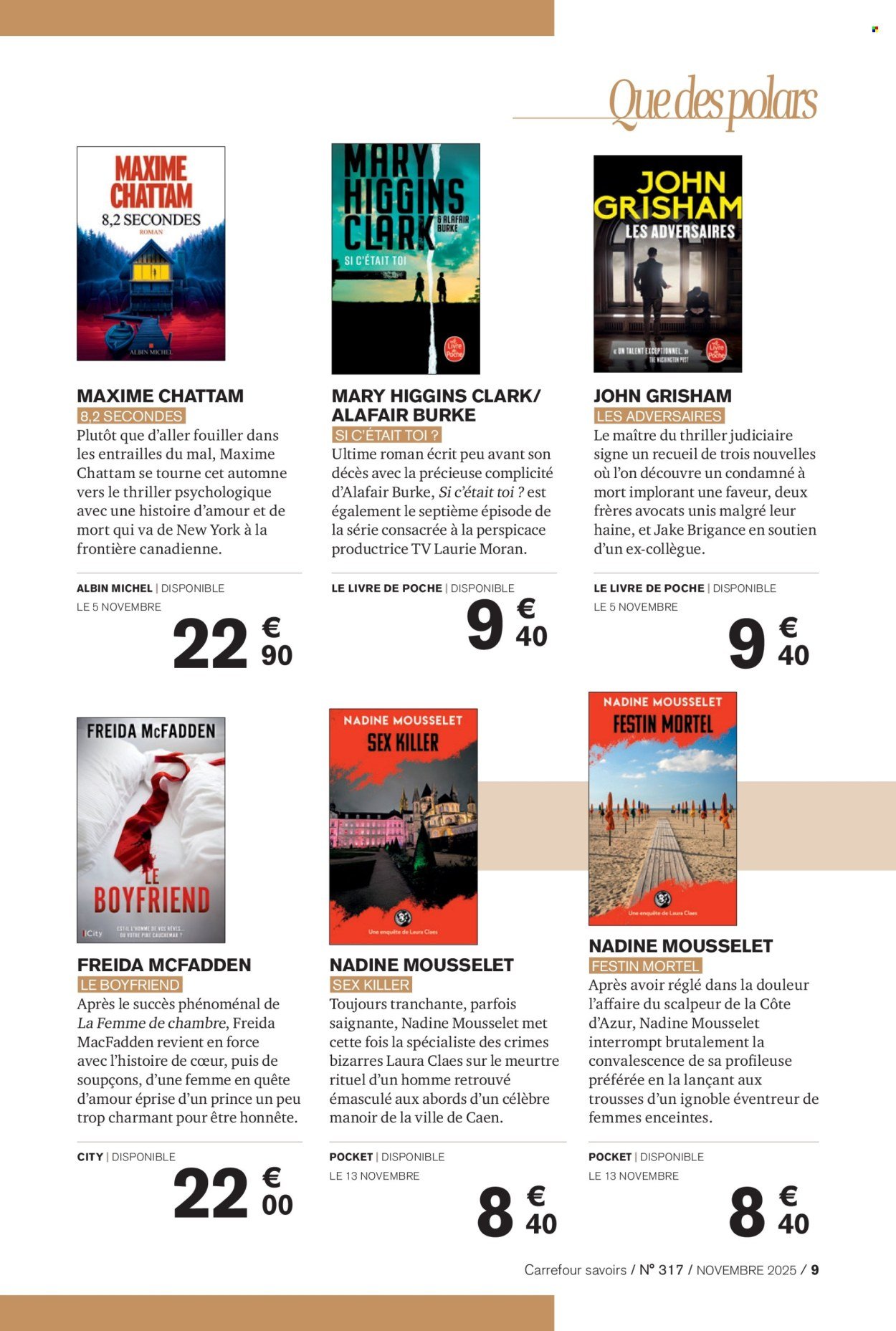 Catalogue CARREFOUR - A CHACUN SA CULTURE