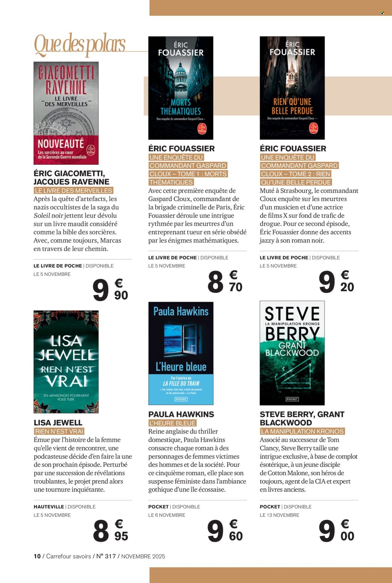 Catalogue CARREFOUR - A CHACUN SA CULTURE