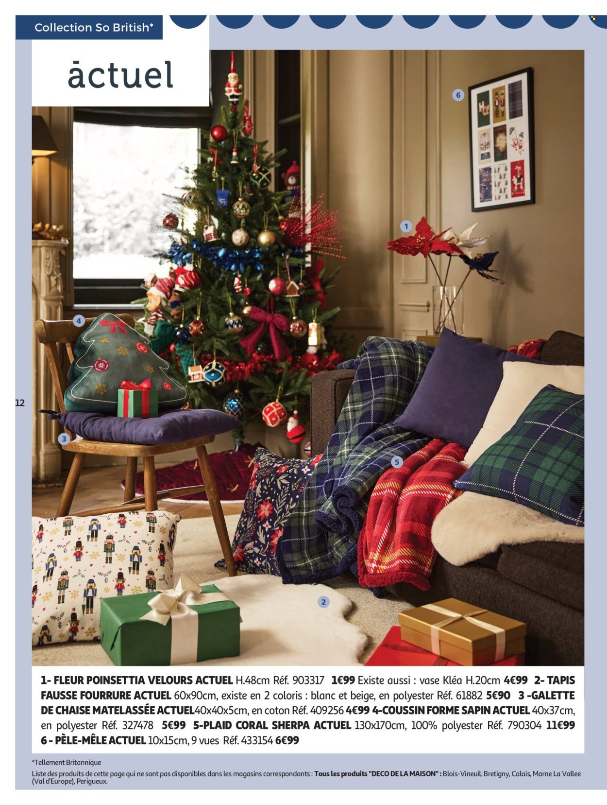 Catalogue AUCHAN - Bon Noël et Bonnes Affaires : Sélection déco