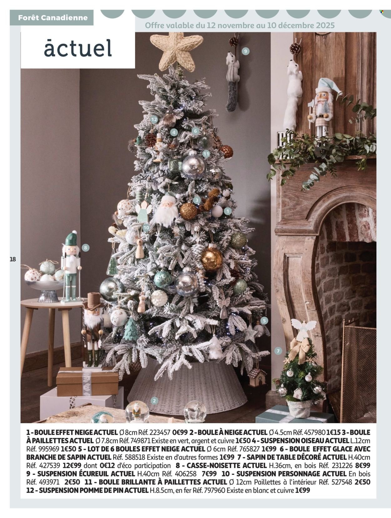 Catalogue AUCHAN - Bon Noël et Bonnes Affaires : Sélection déco