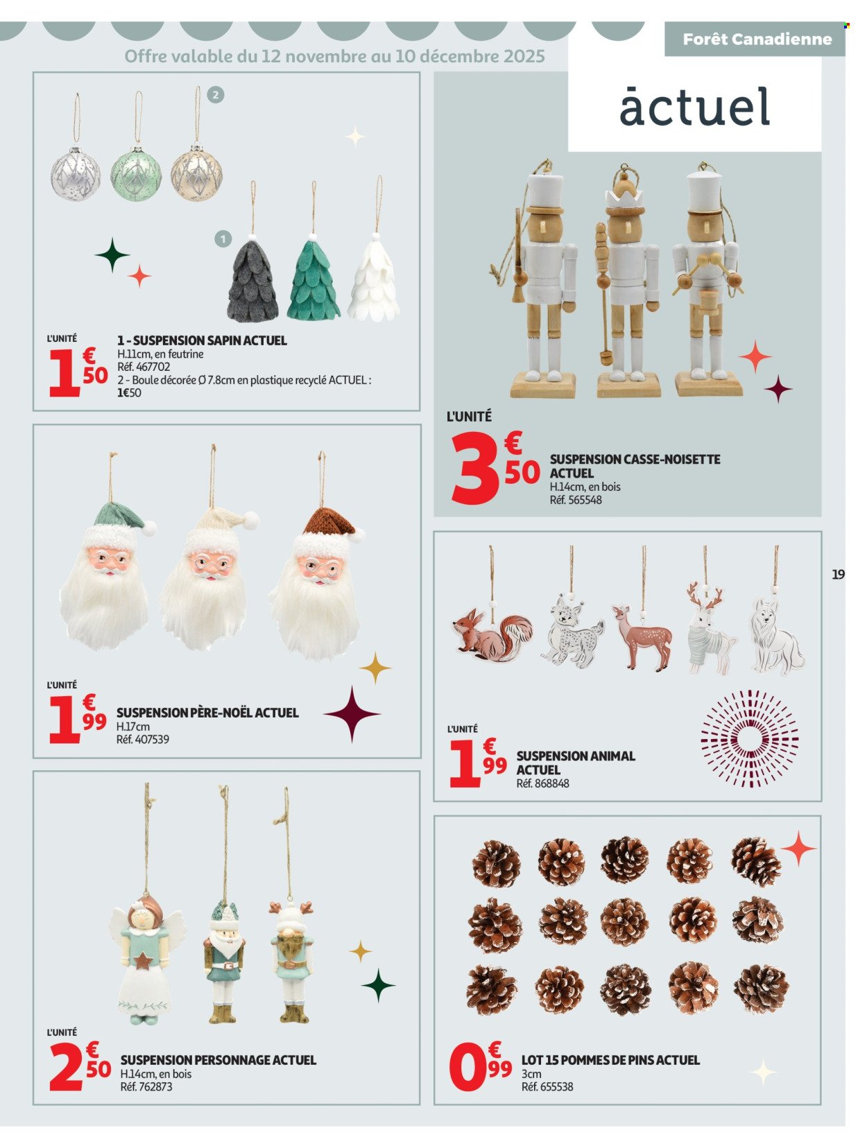 Catalogue AUCHAN - Bon Noël et Bonnes Affaires : Sélection déco