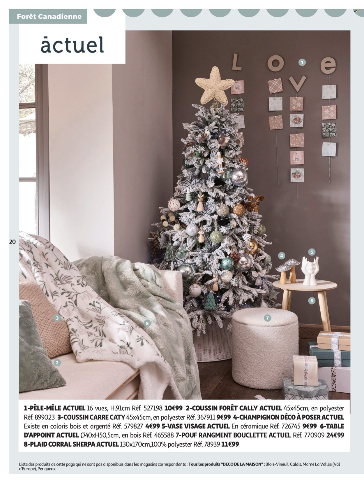 Catalogue AUCHAN - Bon Noël et Bonnes Affaires : Sélection déco
