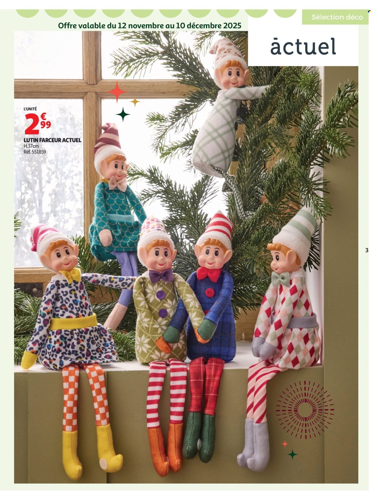 Catalogue AUCHAN - Bon Noël et Bonnes Affaires : Sélection déco