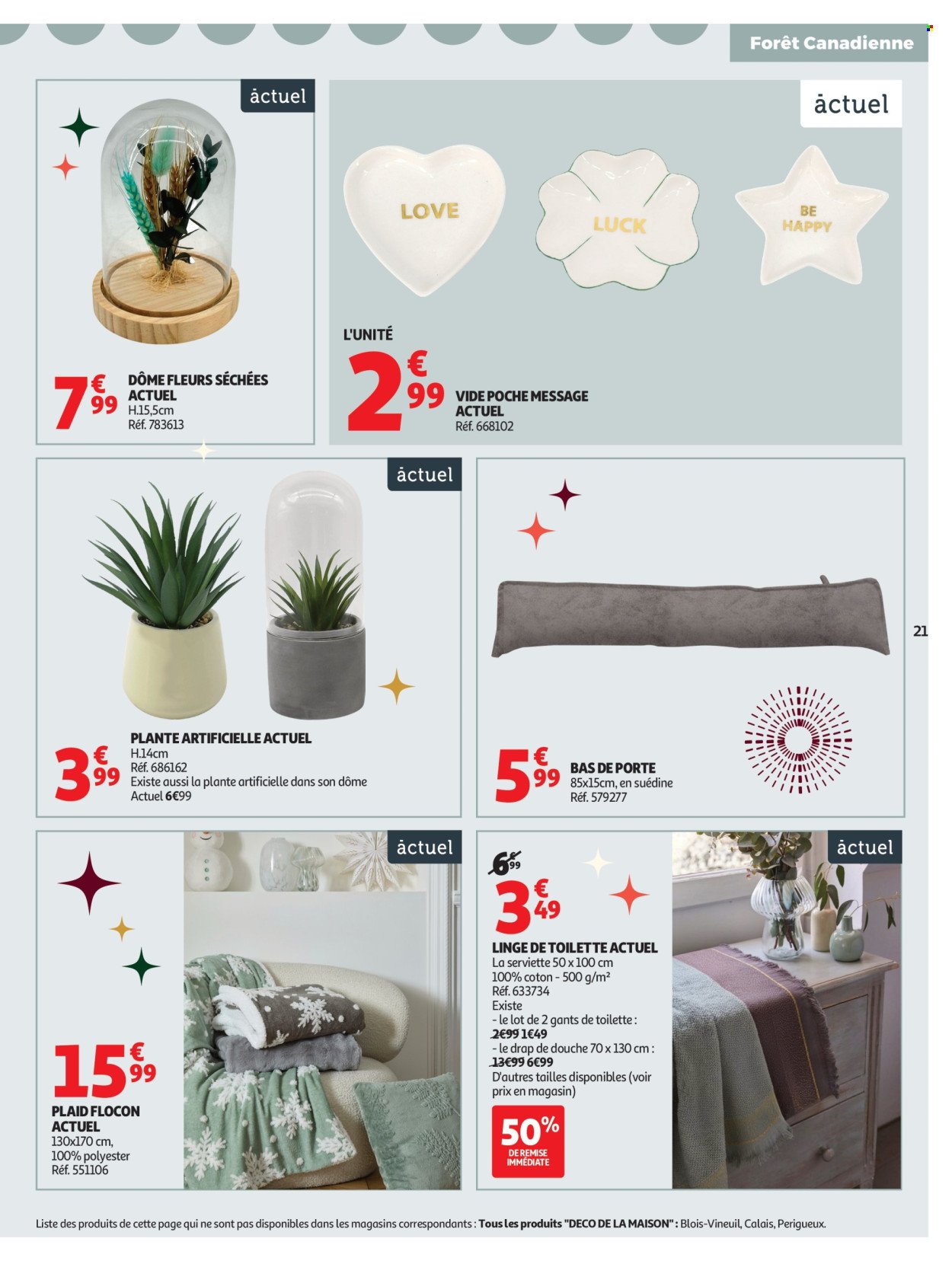 Catalogue AUCHAN - Bon Noël et Bonnes Affaires : Sélection déco