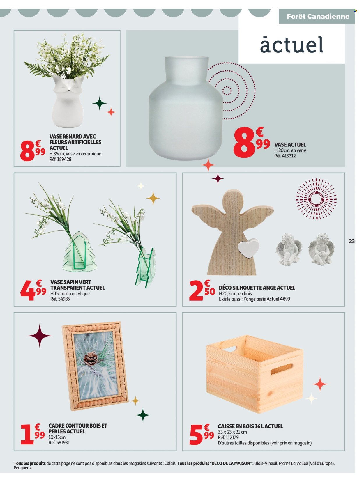 Catalogue AUCHAN - Bon Noël et Bonnes Affaires : Sélection déco
