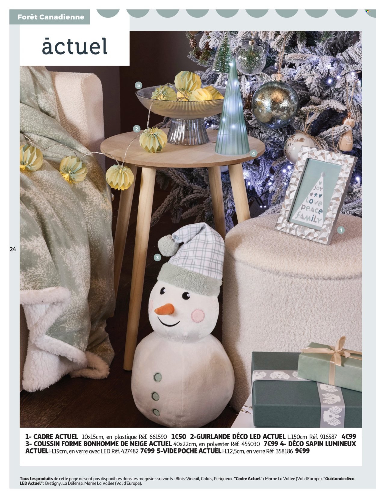 Catalogue AUCHAN - Bon Noël et Bonnes Affaires : Sélection déco