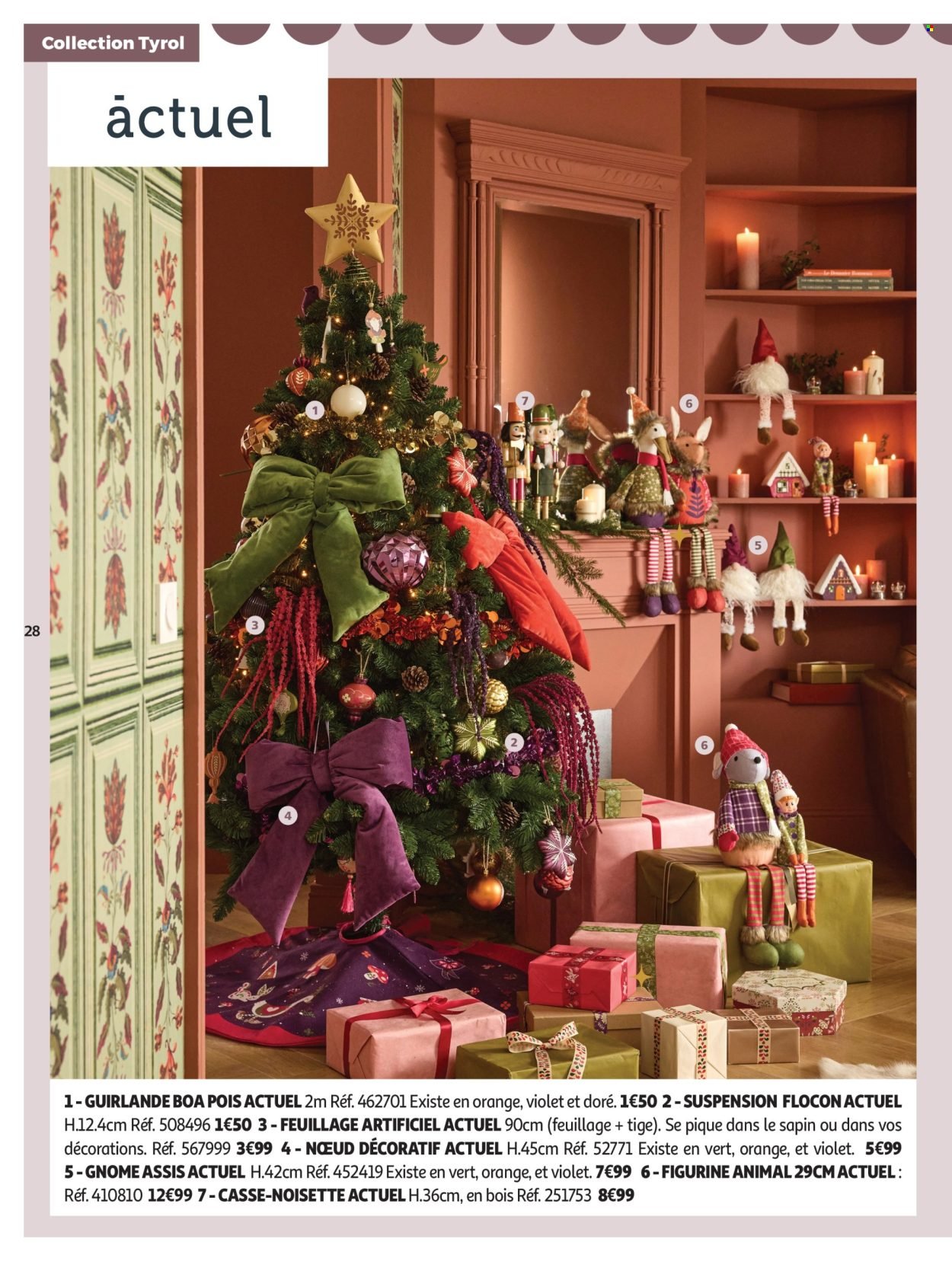 Catalogue AUCHAN - Bon Noël et Bonnes Affaires : Sélection déco