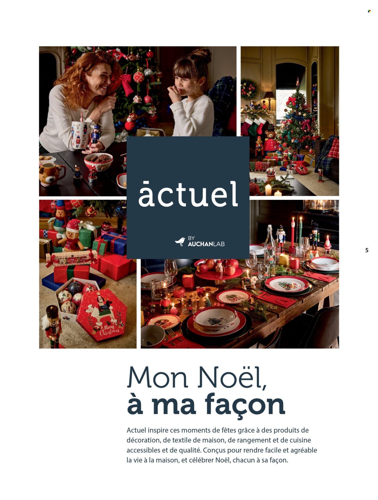 Catalogue AUCHAN - Bon Noël et Bonnes Affaires : Sélection déco