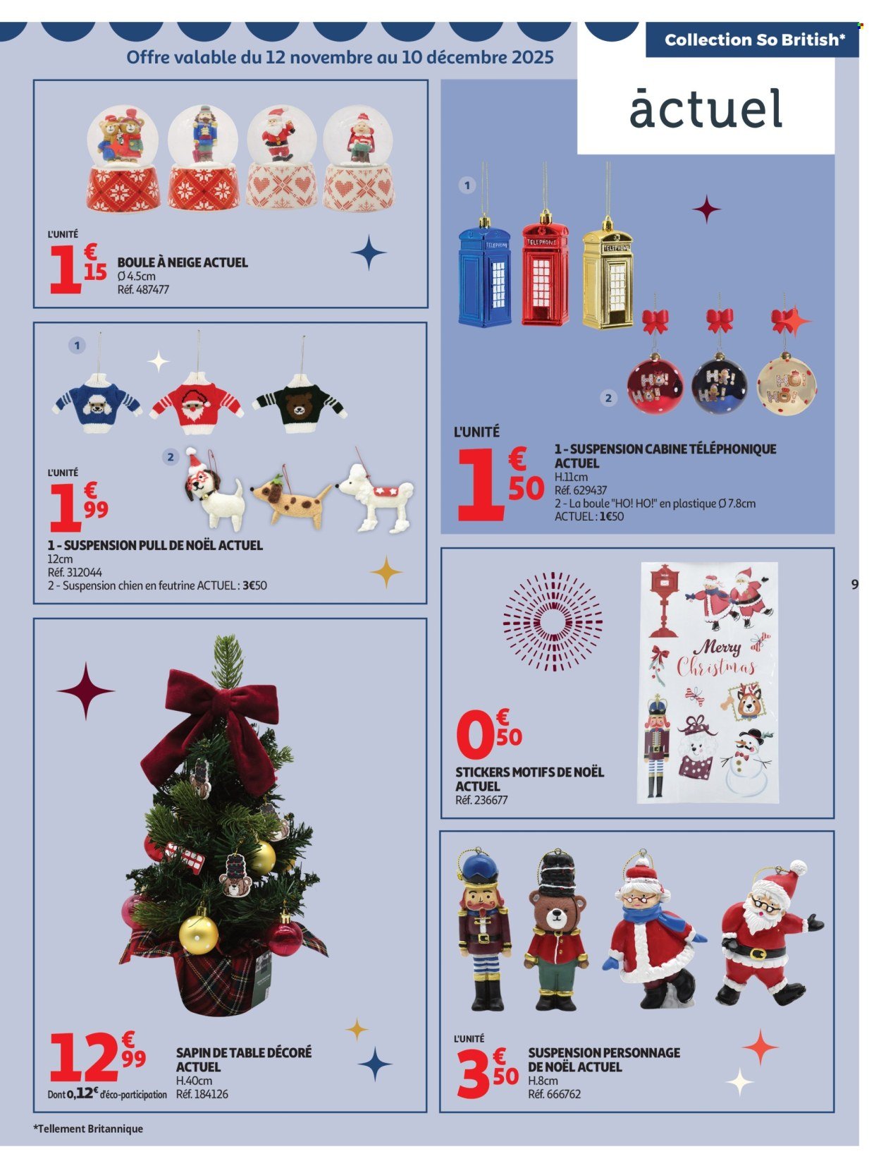 Catalogue AUCHAN - Bon Noël et Bonnes Affaires : Sélection déco