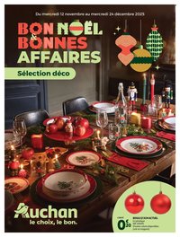 Catalogue AUCHAN - Bon Noël et Bonnes Affaires : Sélection déco