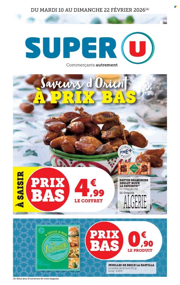 Catalogue SUPER U - Saveurs d'Orient à prix bas