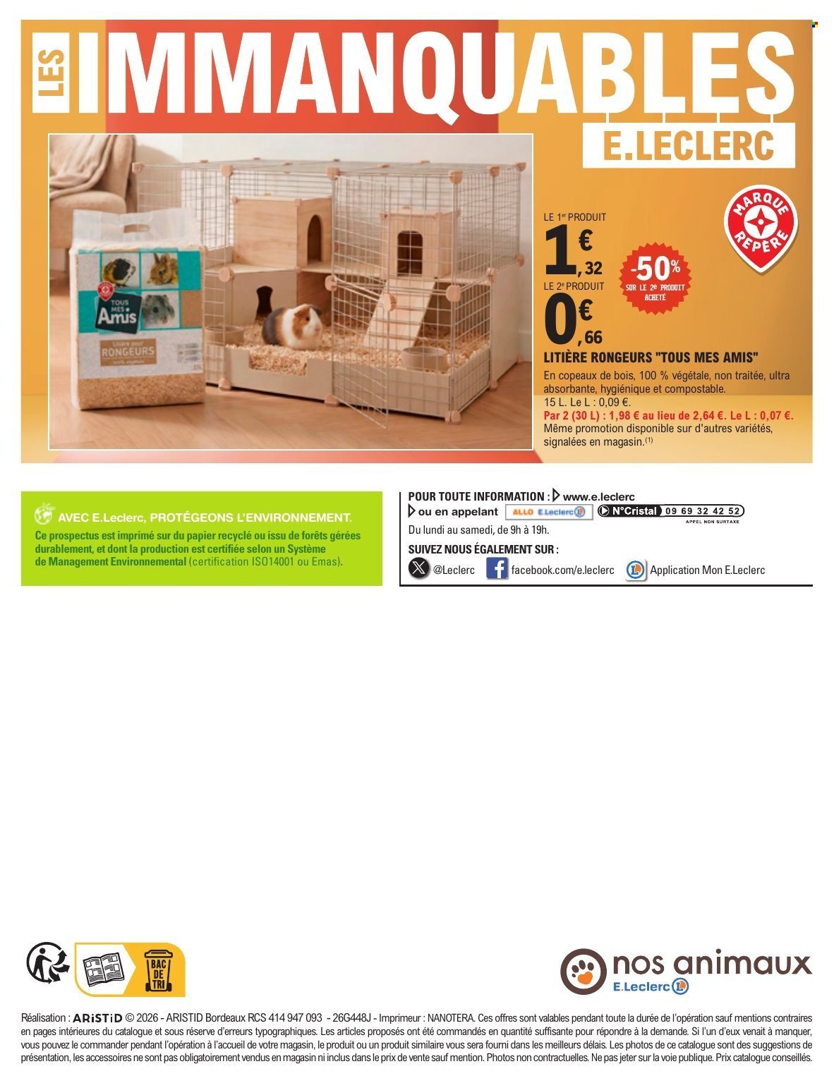 Catalogue E.LECLERC - TRAFIC ANIMALERIE