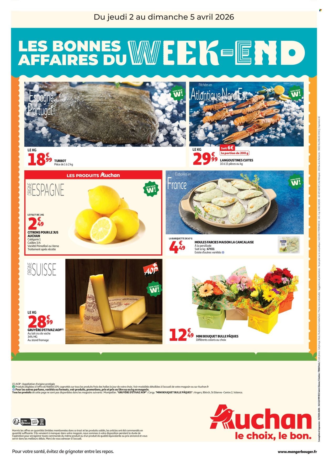Catalogue AUCHAN - Les bons plans du week-end dans votre hyper !