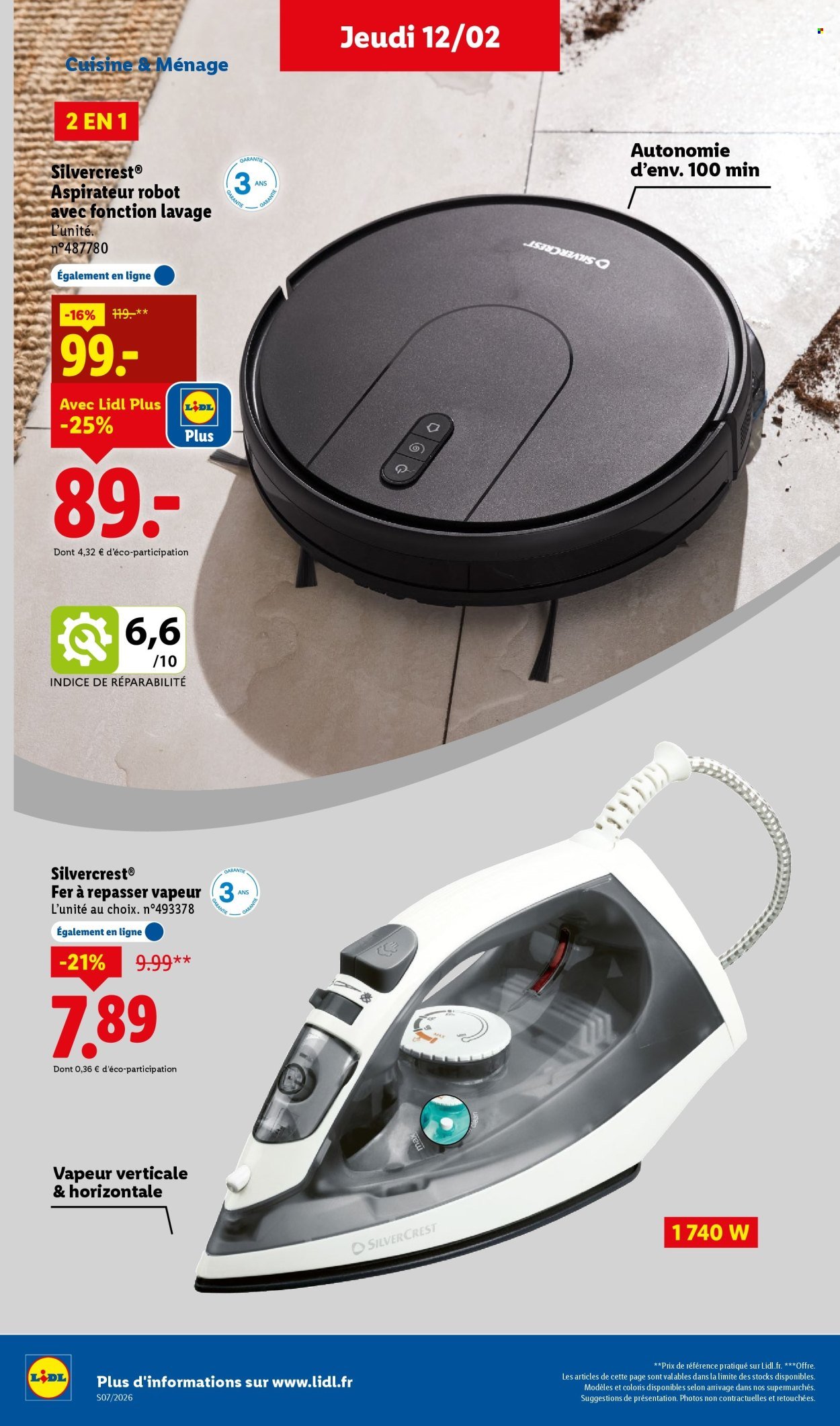 Catalogue LIDL - Les bonnes affaires de la semaine (2026-02-09 - 2026-02-12)