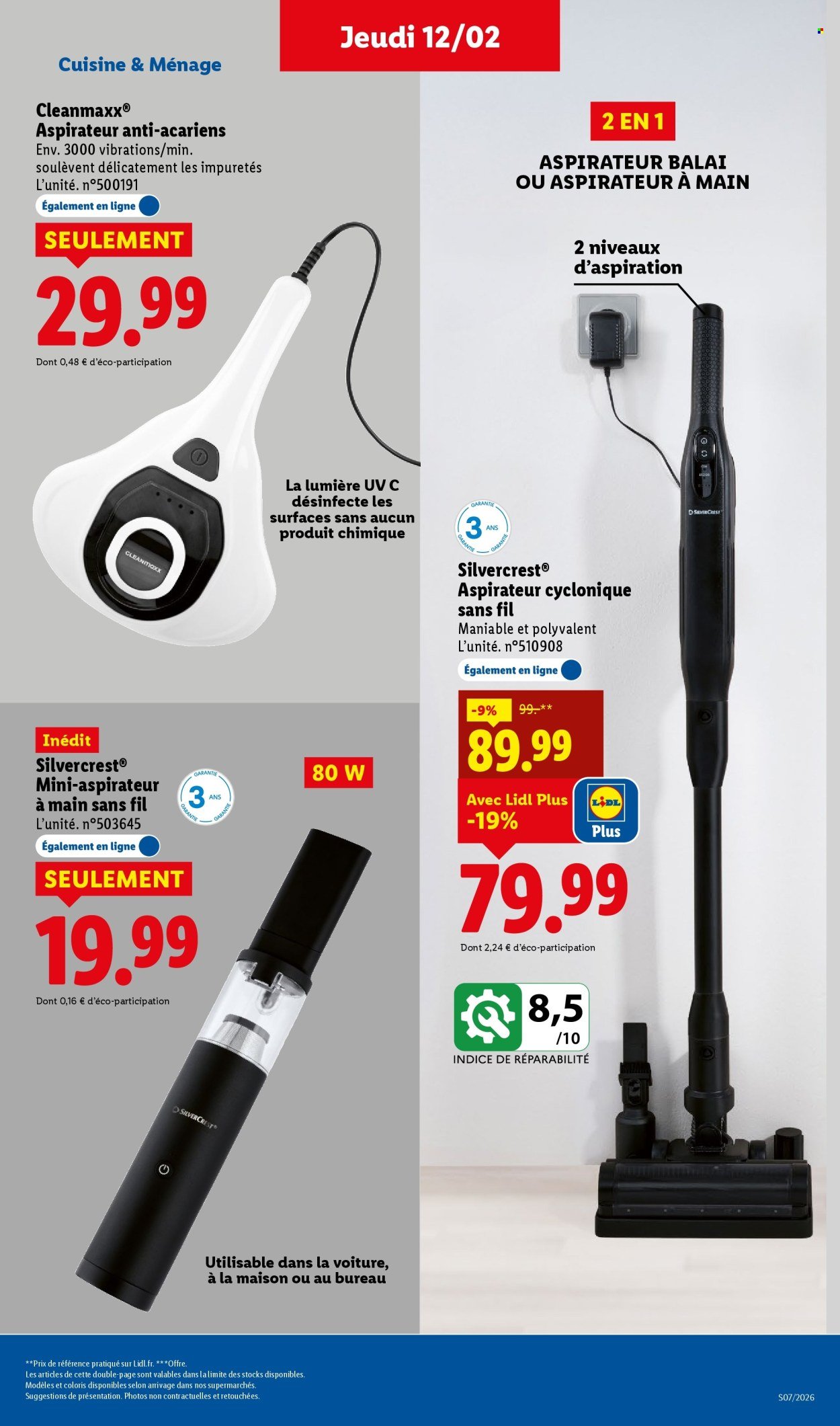 Catalogue LIDL - Les bonnes affaires de la semaine (2026-02-09 - 2026-02-12)