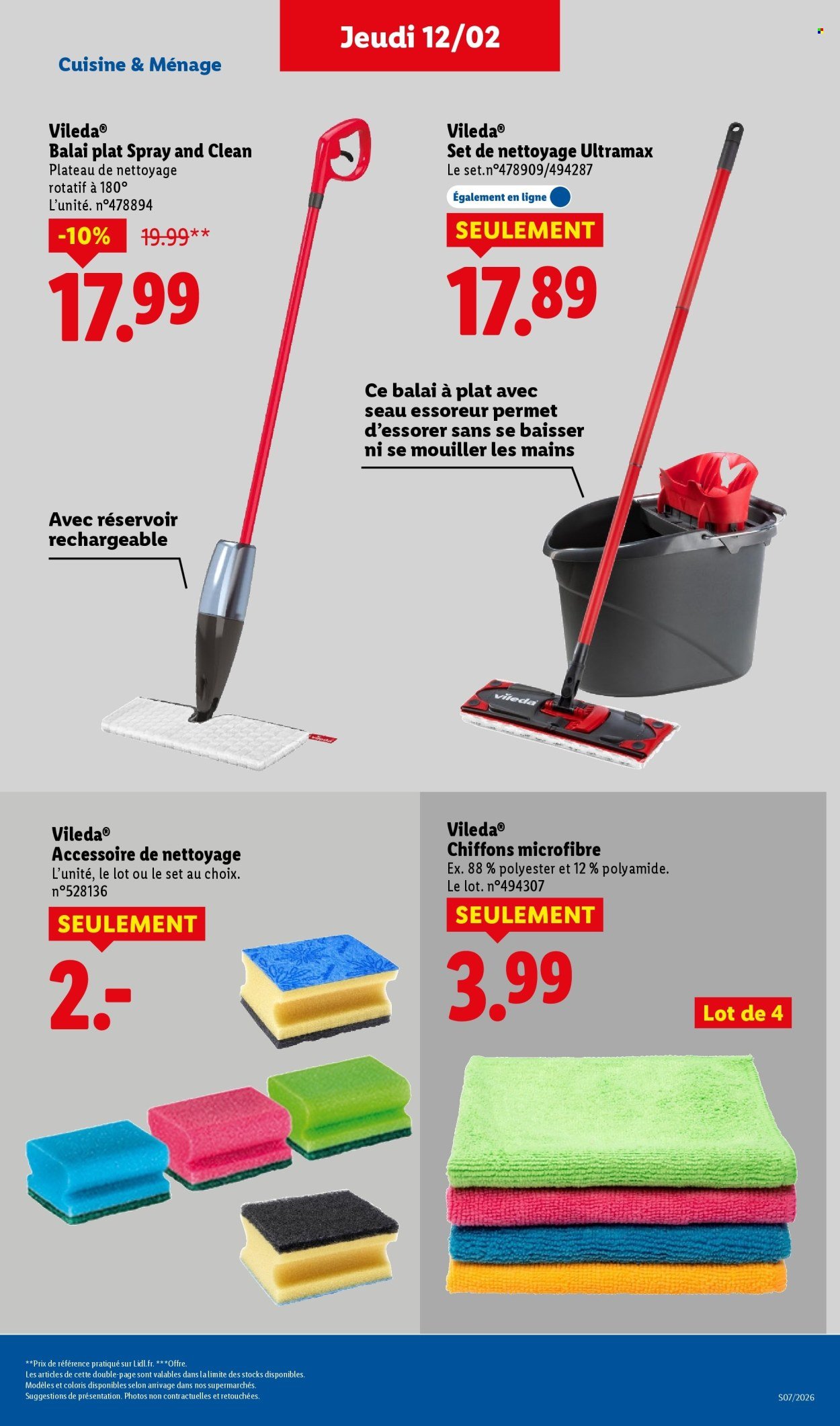 Catalogue LIDL - Les bonnes affaires de la semaine (2026-02-09 - 2026-02-12)