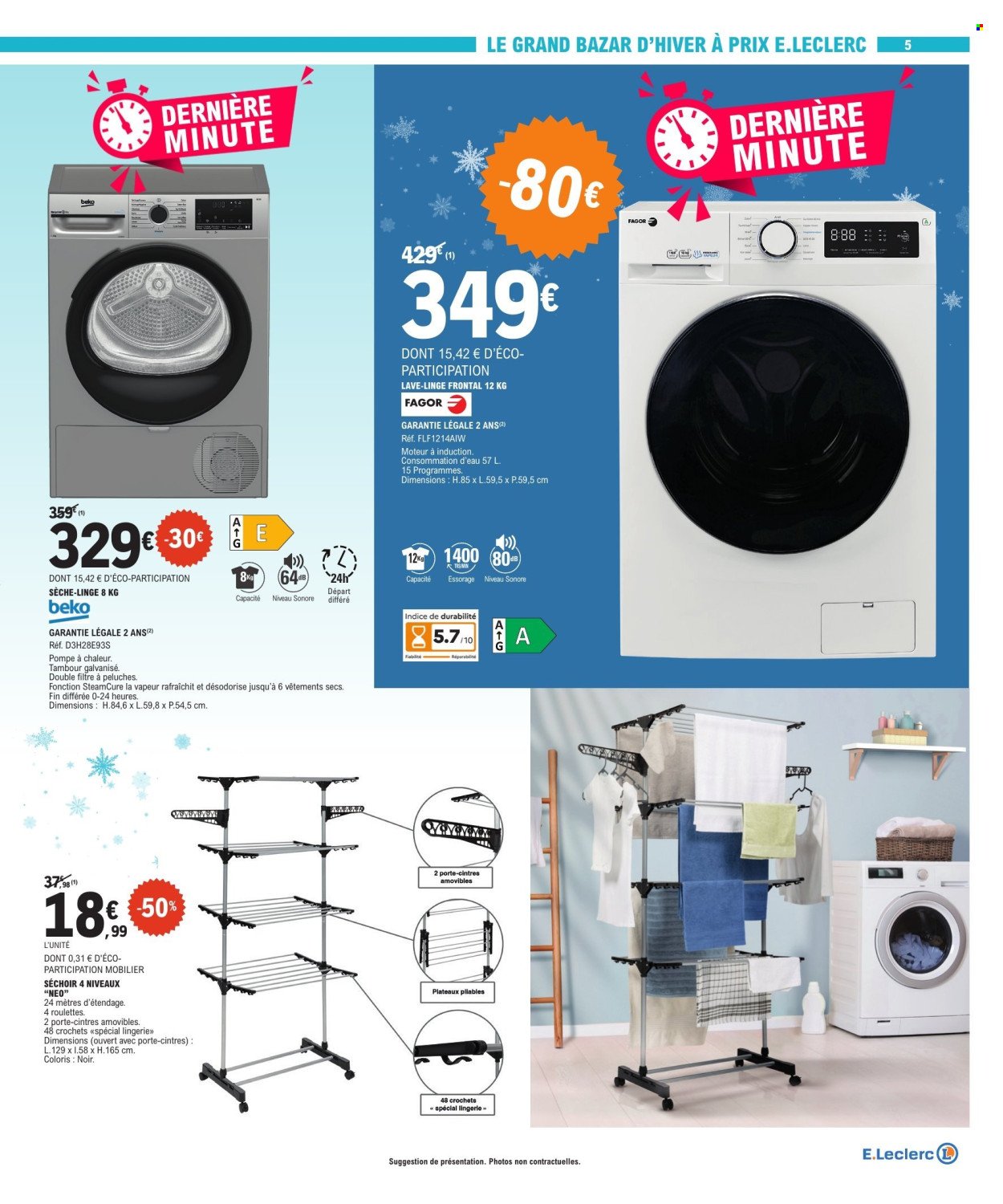 Catalogue E.LECLERC - LE GRAND BAZAR D'HIVER (ex soldes) (2026-01-07 - 2026-01-17)