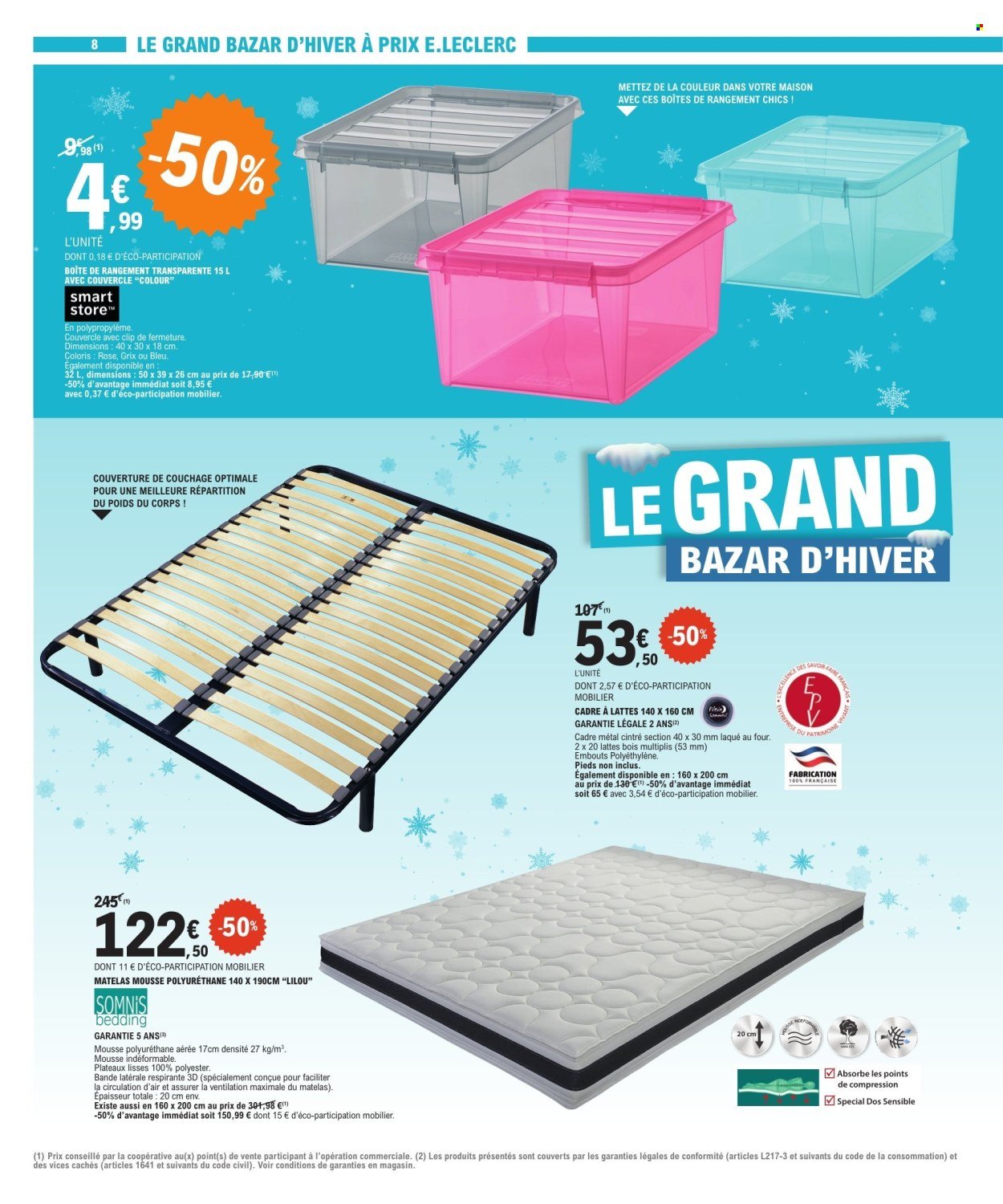 Catalogue E.LECLERC - LE GRAND BAZAR D'HIVER (ex soldes) (2026-01-07 - 2026-01-17)