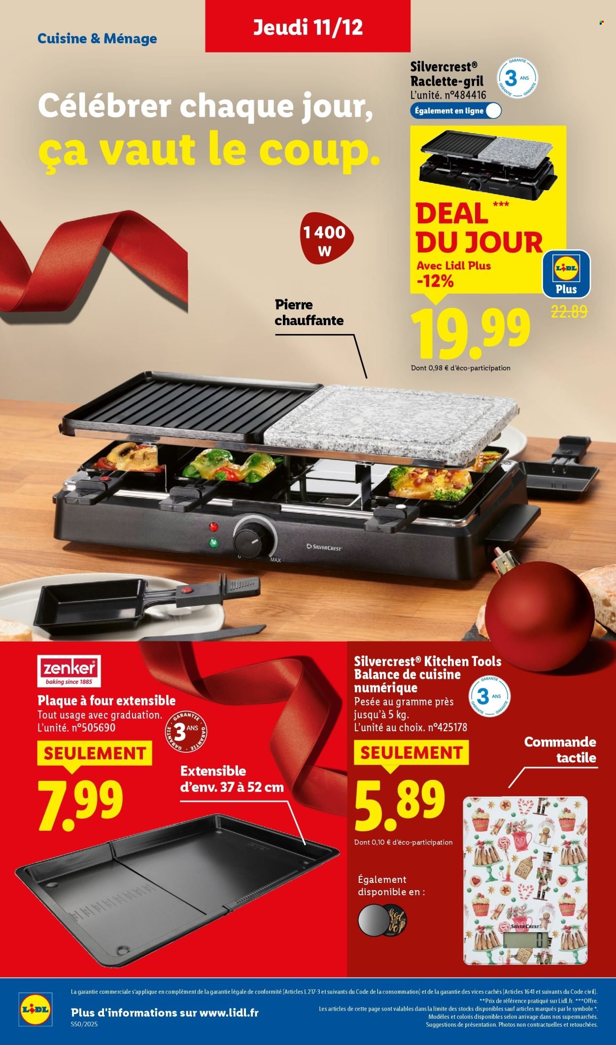 Catalogue LIDL - Les bonnes affaires de la semaine (2025-12-11 - 2025-12-15)