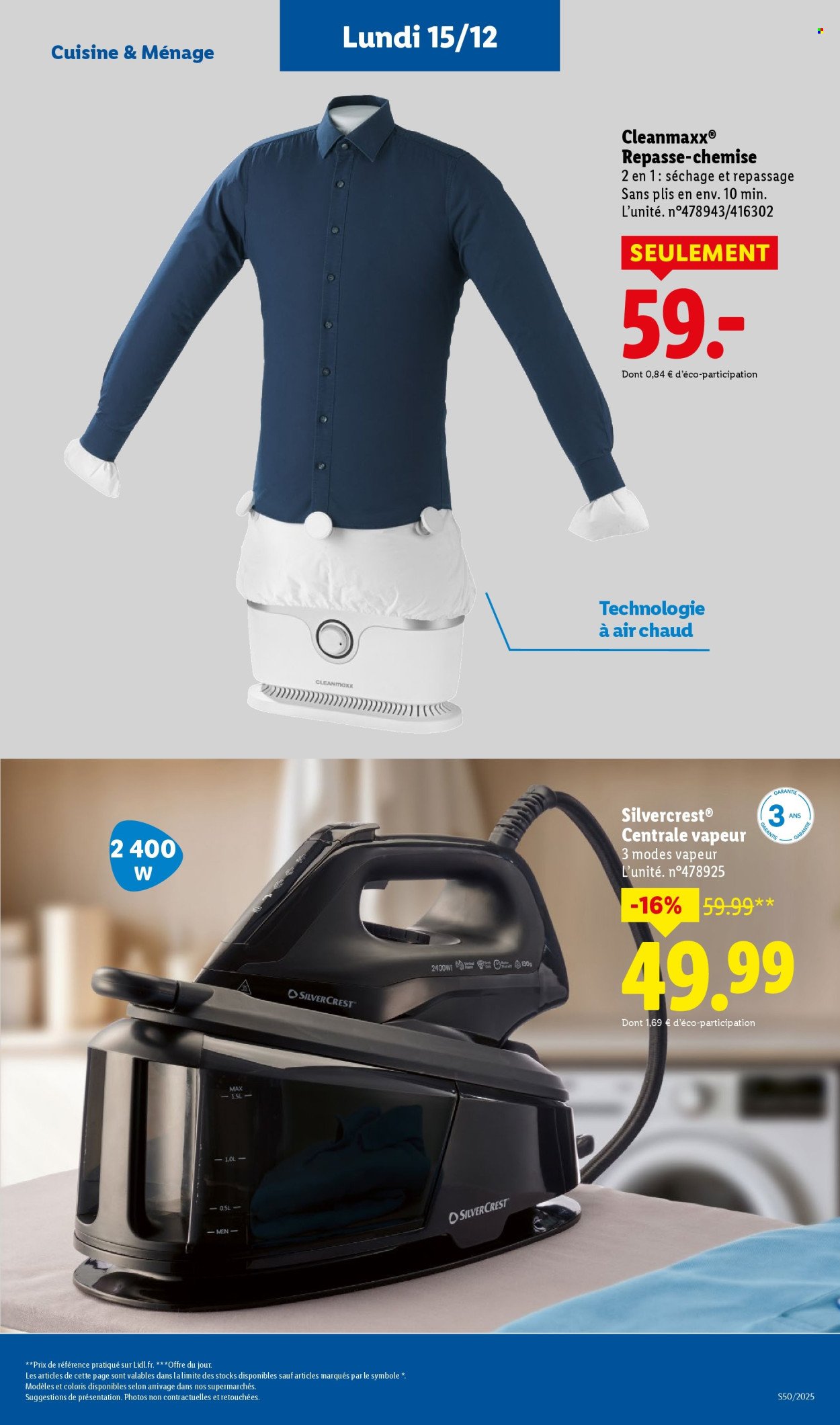 Catalogue LIDL - Les bonnes affaires de la semaine (2025-12-11 - 2025-12-15)