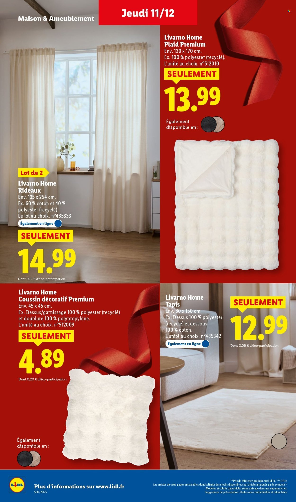 Catalogue LIDL - Les bonnes affaires de la semaine (2025-12-11 - 2025-12-15)