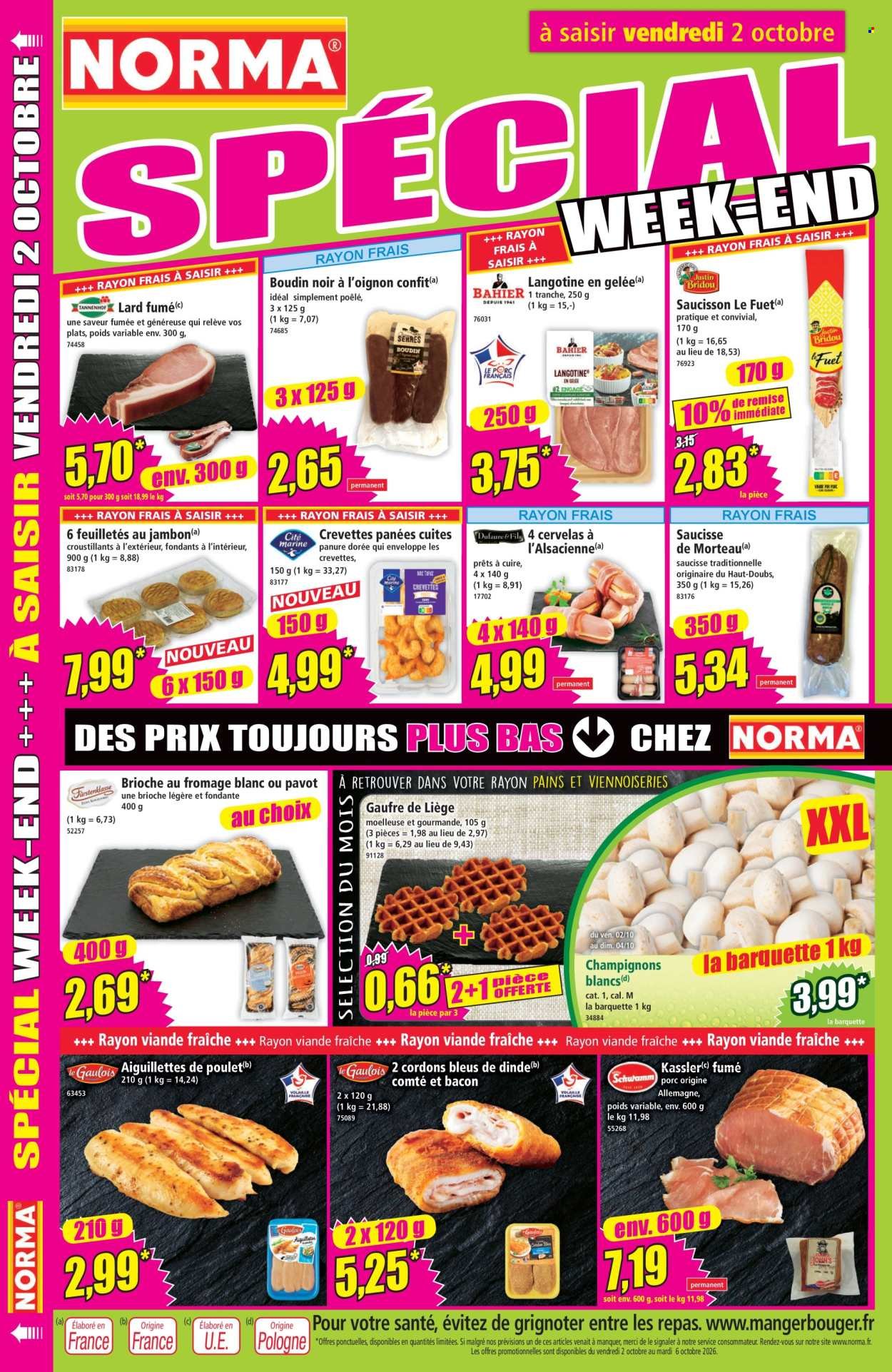 Catalogue NORMA - Du mercredi 30 septembre 2026